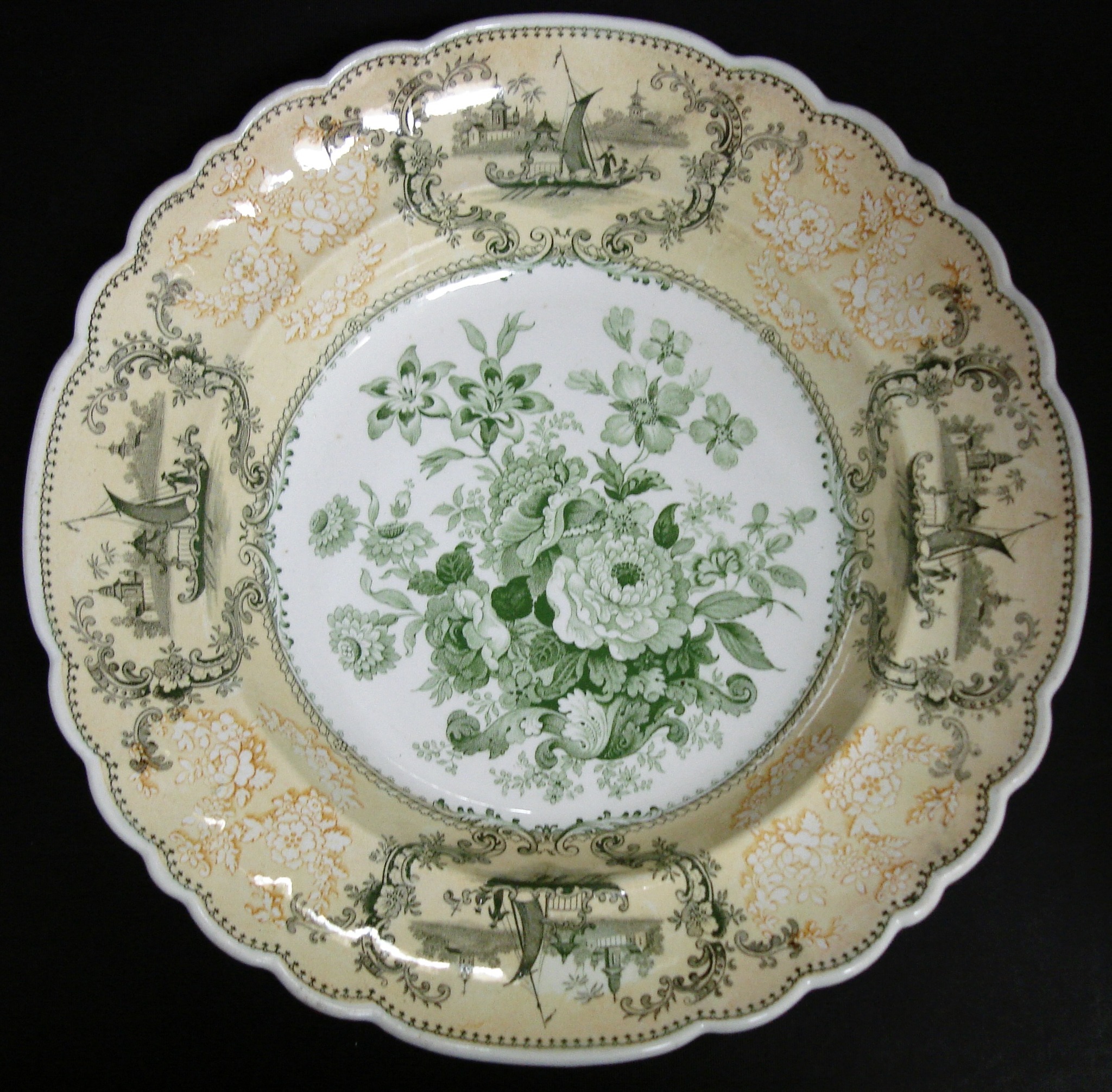 Transferware - Shown is a 10.25 inch 