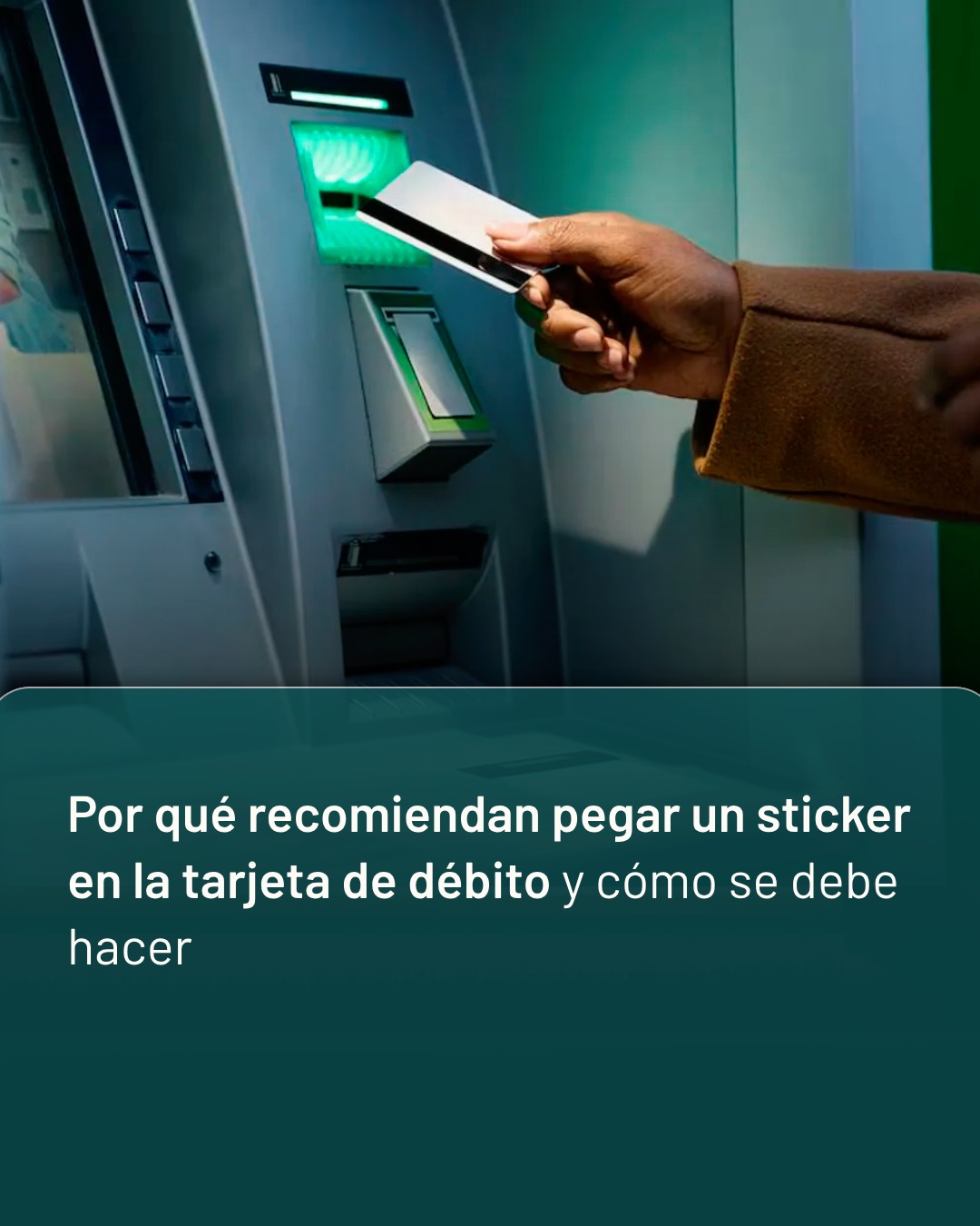 Cienradios.com - Por qué recomiendan pegar un sticker en la tarjeta de ...