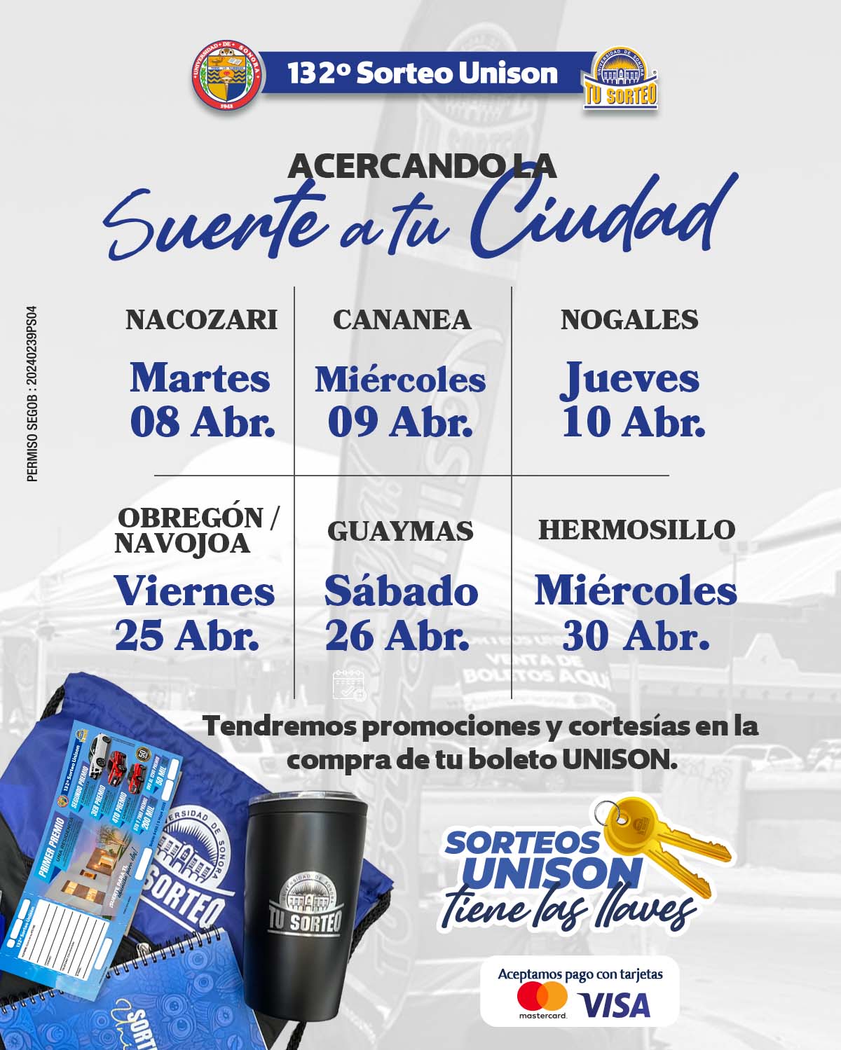 Sorteo - 📍 ¡Acercando la suerte a tu ciudad! 🎉 Sorteos Unison llega a ...