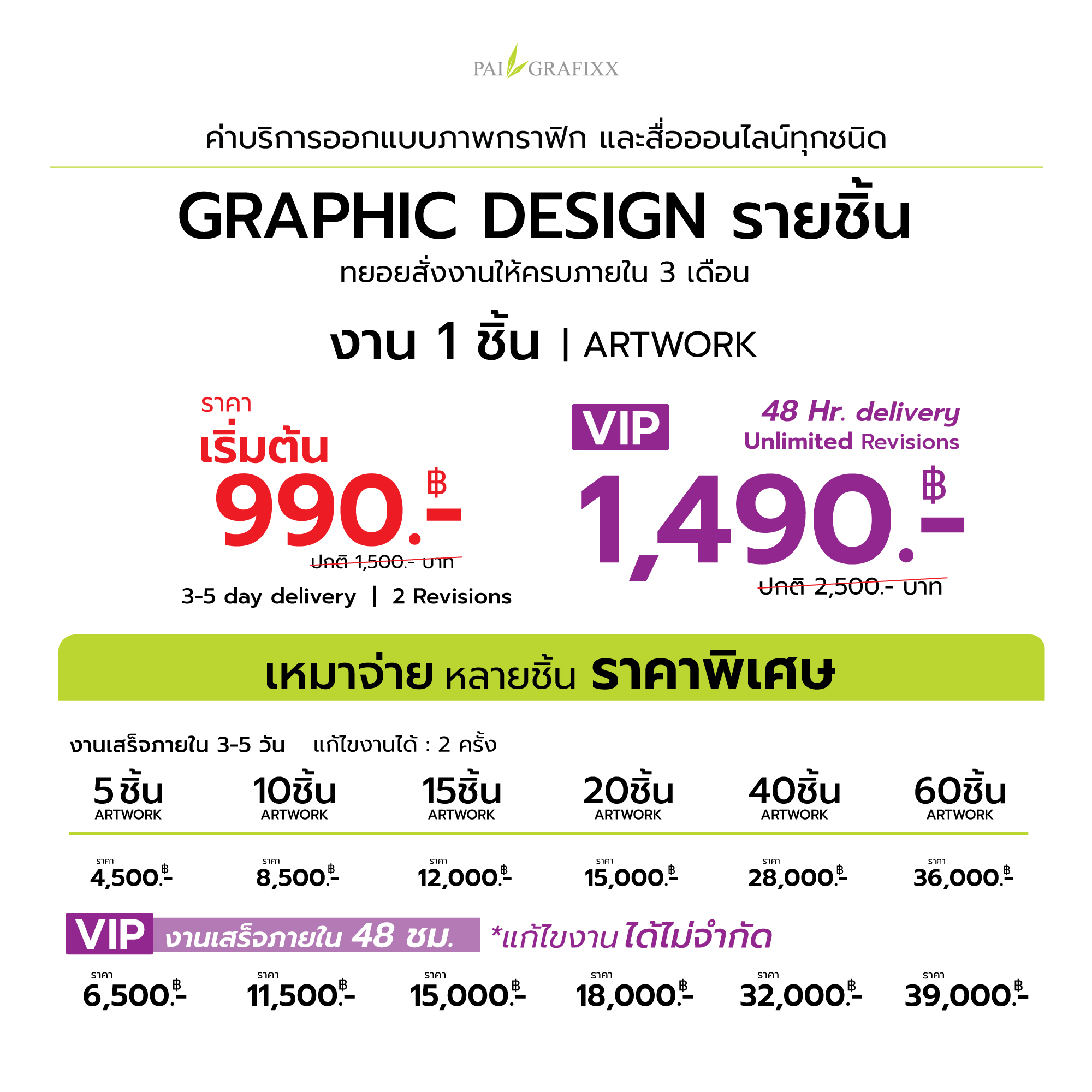 Pai Grafixx ไผ่ กราฟิกดีไซน์ ฟรีแลนซ์ Freelance Graphic Designer added ...