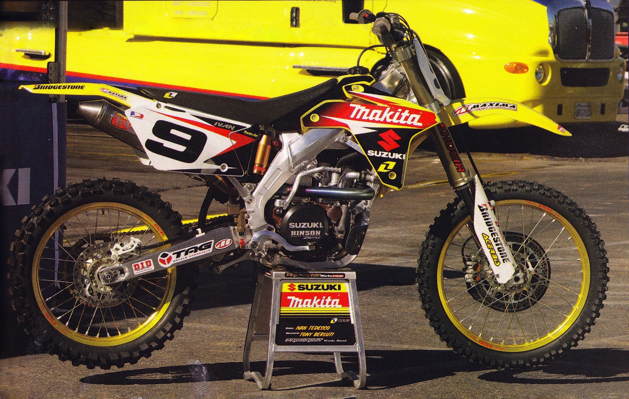 Ivan Tedesco's 2006 Factory Makita Suzuki RM-Z450 #HotSauce
