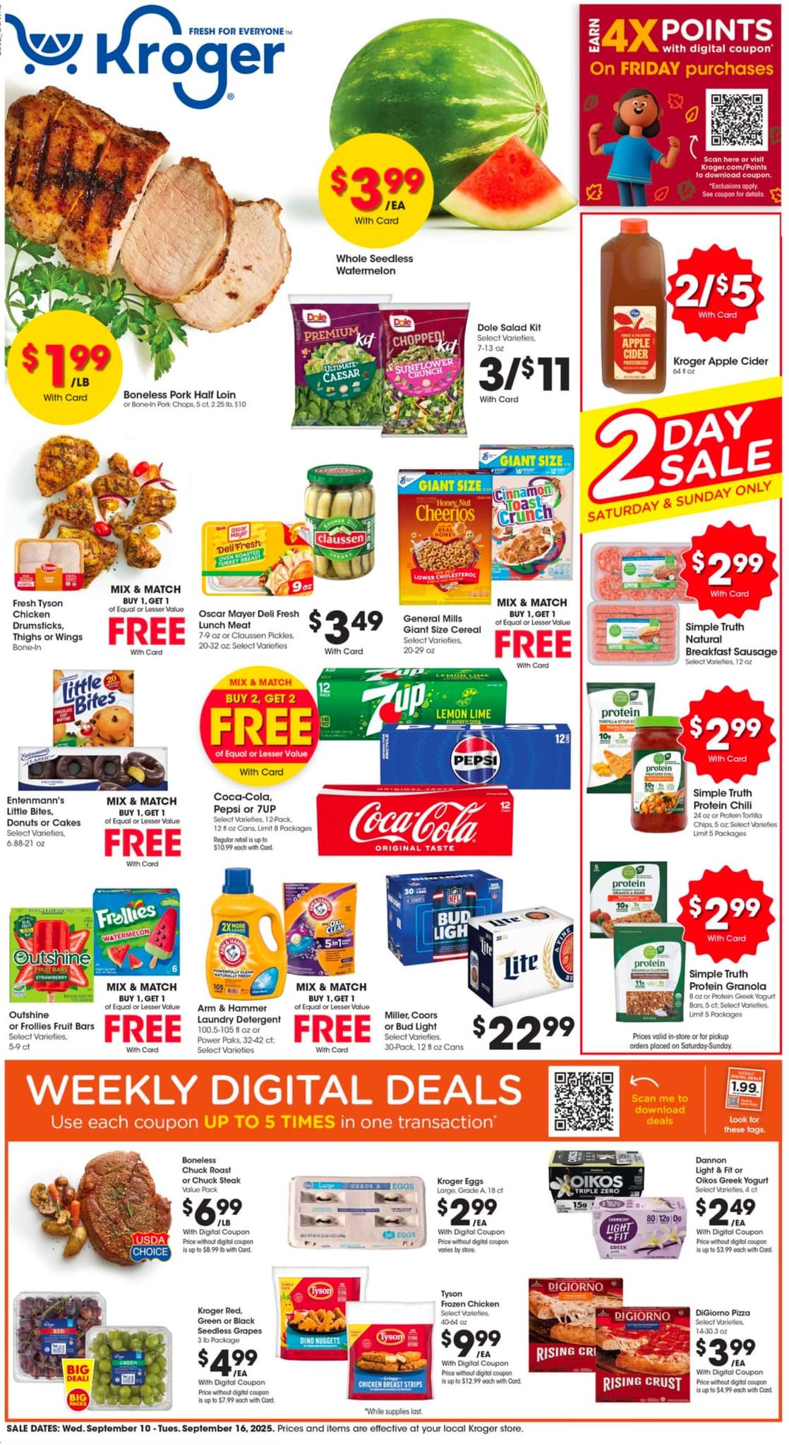 The Weekly - Kroger weekly ad (9/10-9/16)! Full Scan--> https://www ...