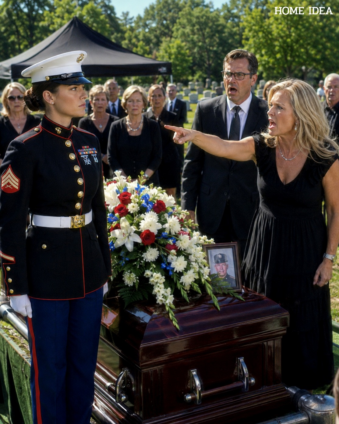 can i wear my dress blues to a funeral sister sneered at me for wearing my military uniform our father's funeral, loudly asking if couldn't afford black dress. I was left standing isolated by the graveside while Style:01045 Square Neck Midnight Graphic flow-tag-backfill