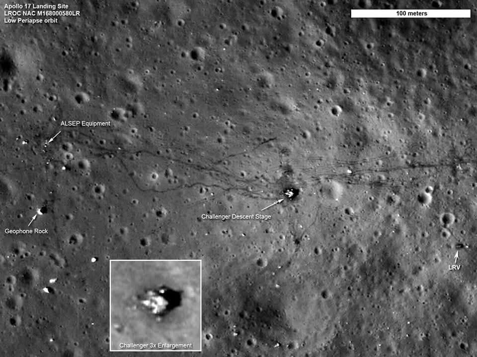 Space - Thirty-nine years after Apollo 17 astronauts departed the Moon ...