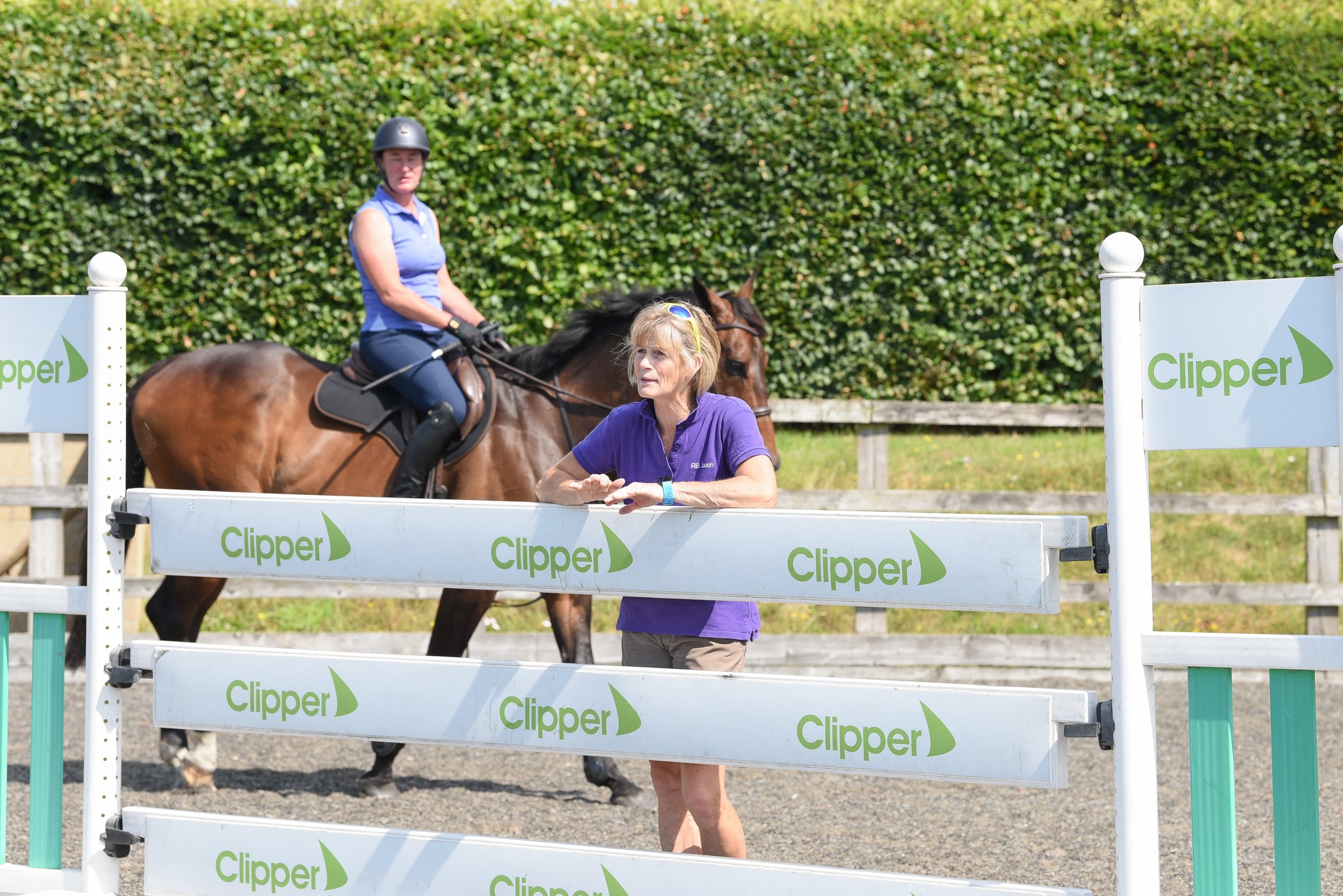 Ros Blackmore Coaching Clinic - Flat, poles & showjumping