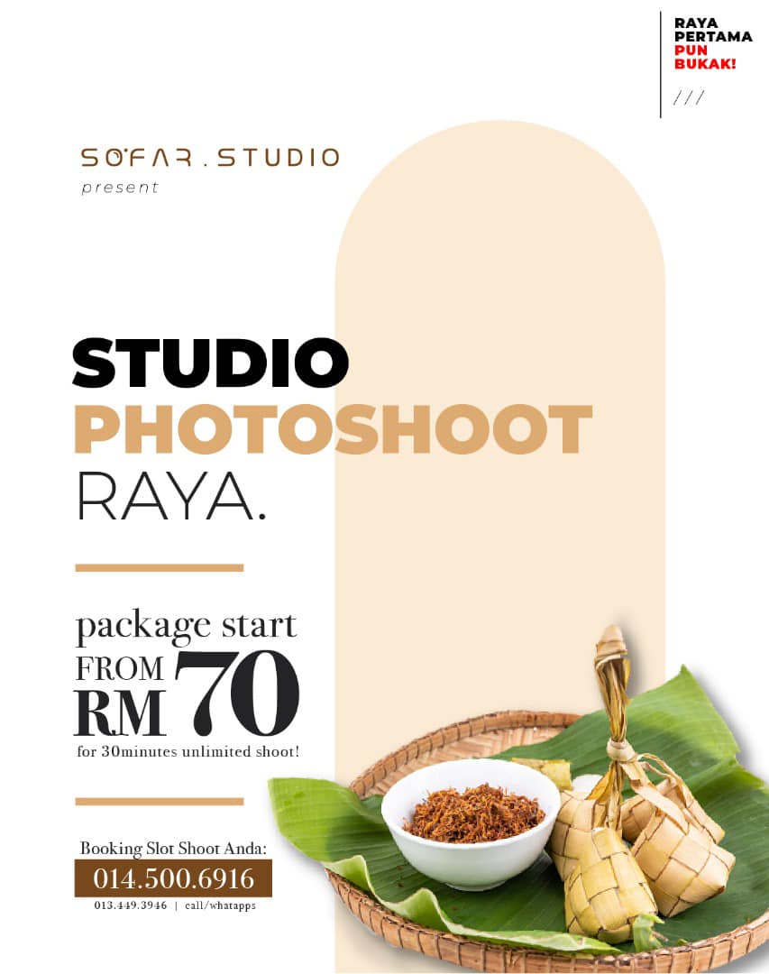 Sofar.studio - *STUDIO PHOTOSHOOT RAYA 2022 kini kembali!*...