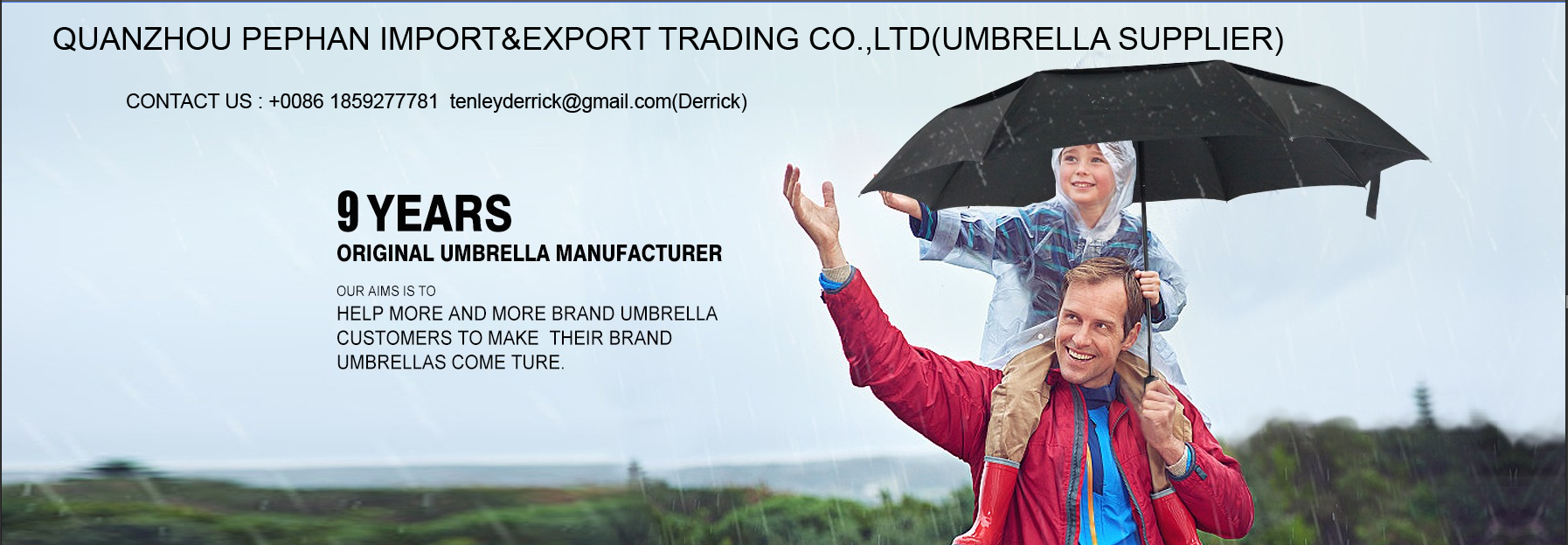 Quanzhou Pephan Import&Export Trading Co.,Ltd（Umbrella Supplier）
