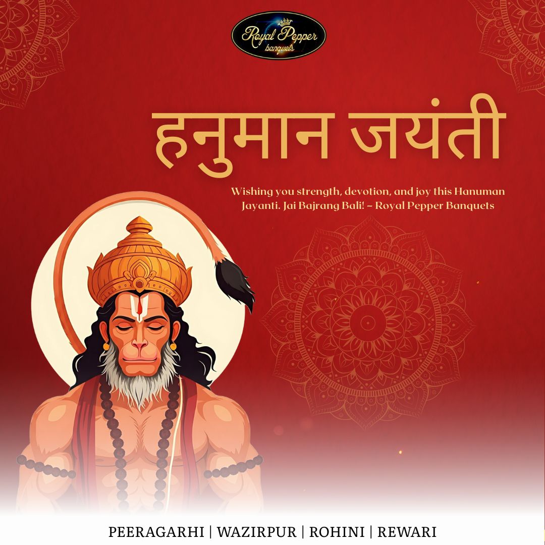 Royal - Celebrate the birth of Lord Hanuman in a space that radiates ...