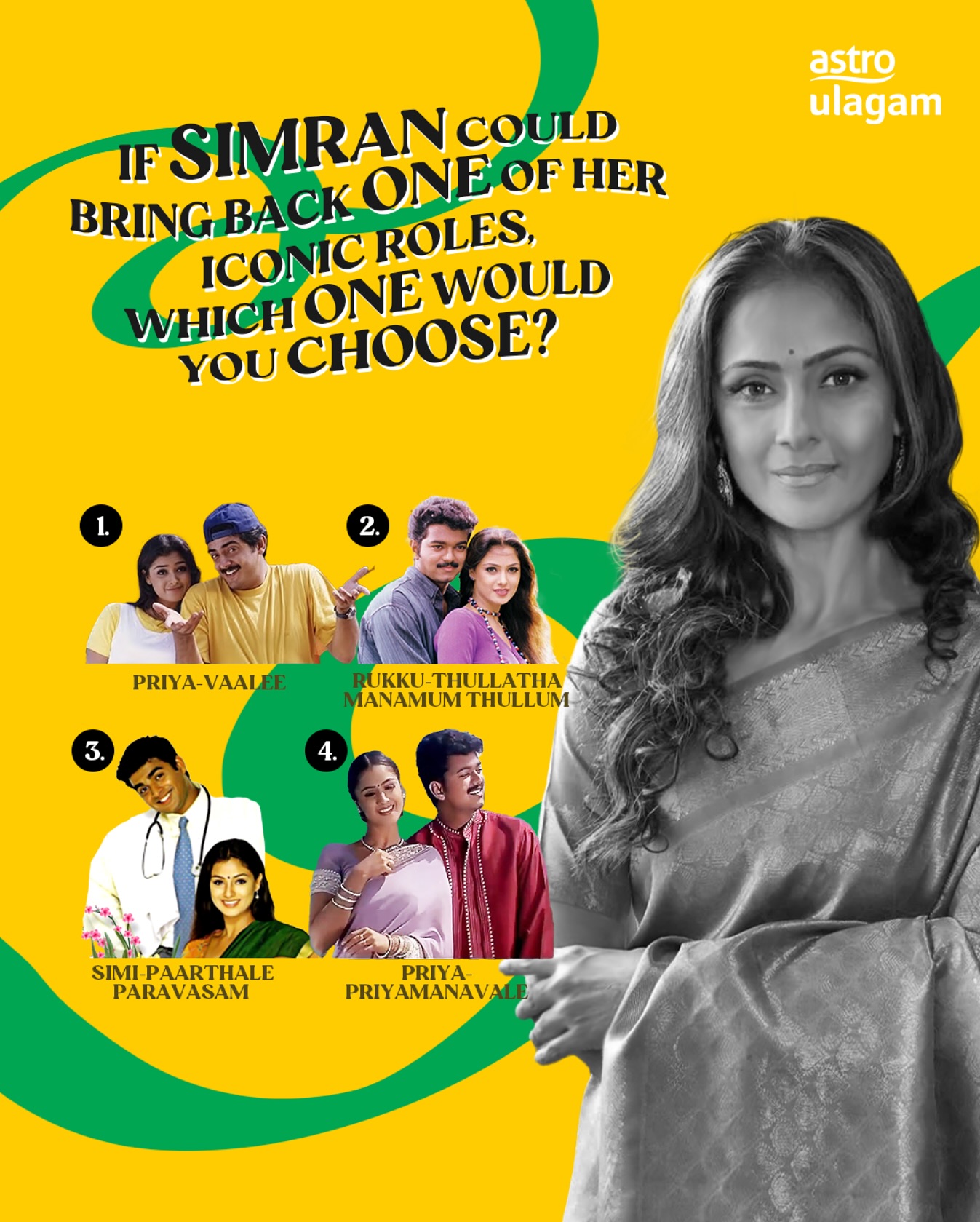 Astro - If Simran could bring back one of her iconic roles, which one ...