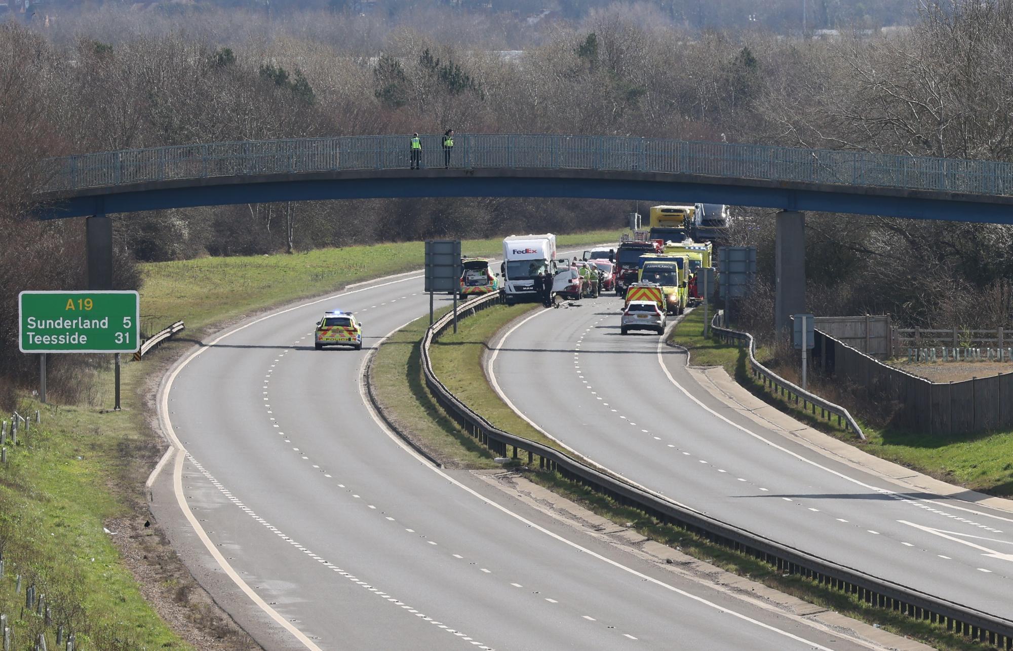 Sunderland Live - The A19 remains closed in both directions hours after ...