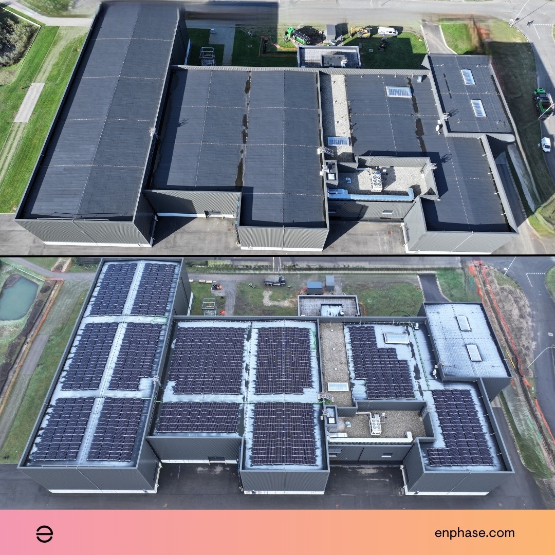 Enphase Energy - Installation is underway at the... | Facebook
