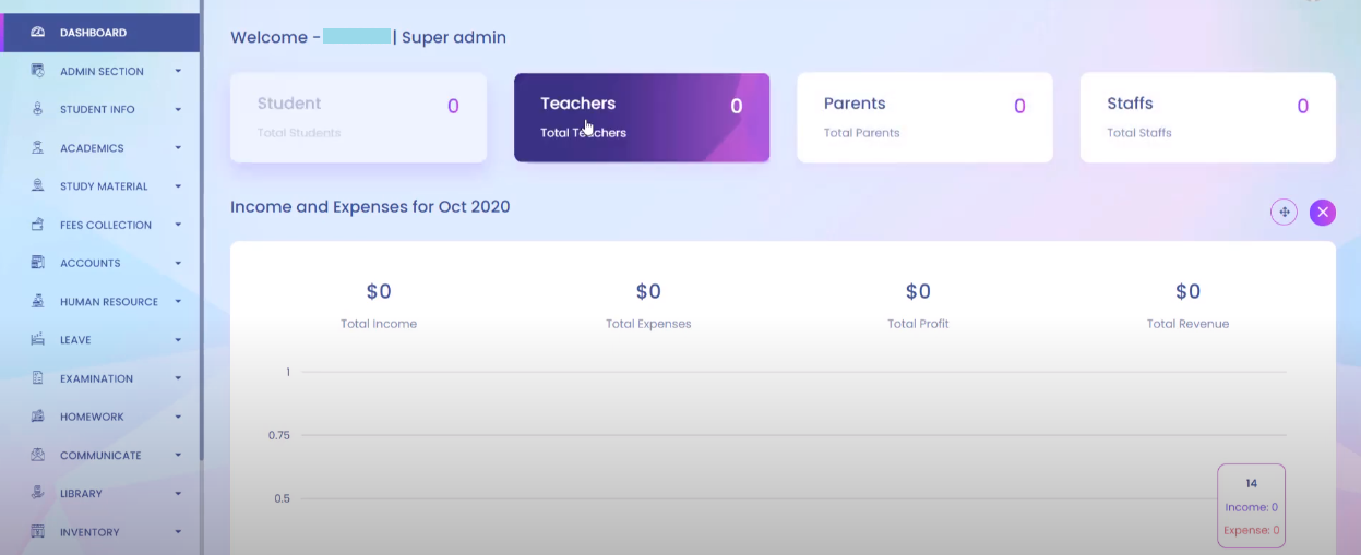 TECH ONE POINT - SCHOOL MANAGEMENT ERP SYSTEM: With...