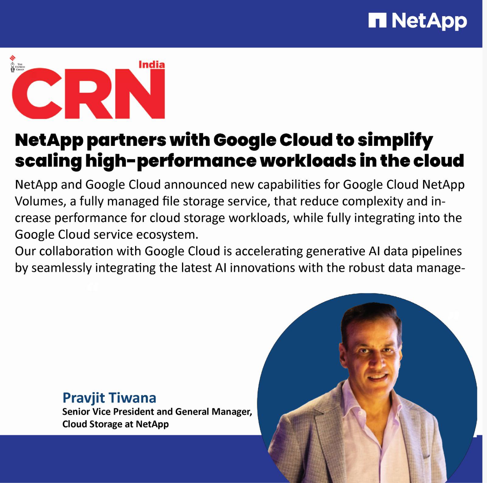 NetApp India | Bangalore