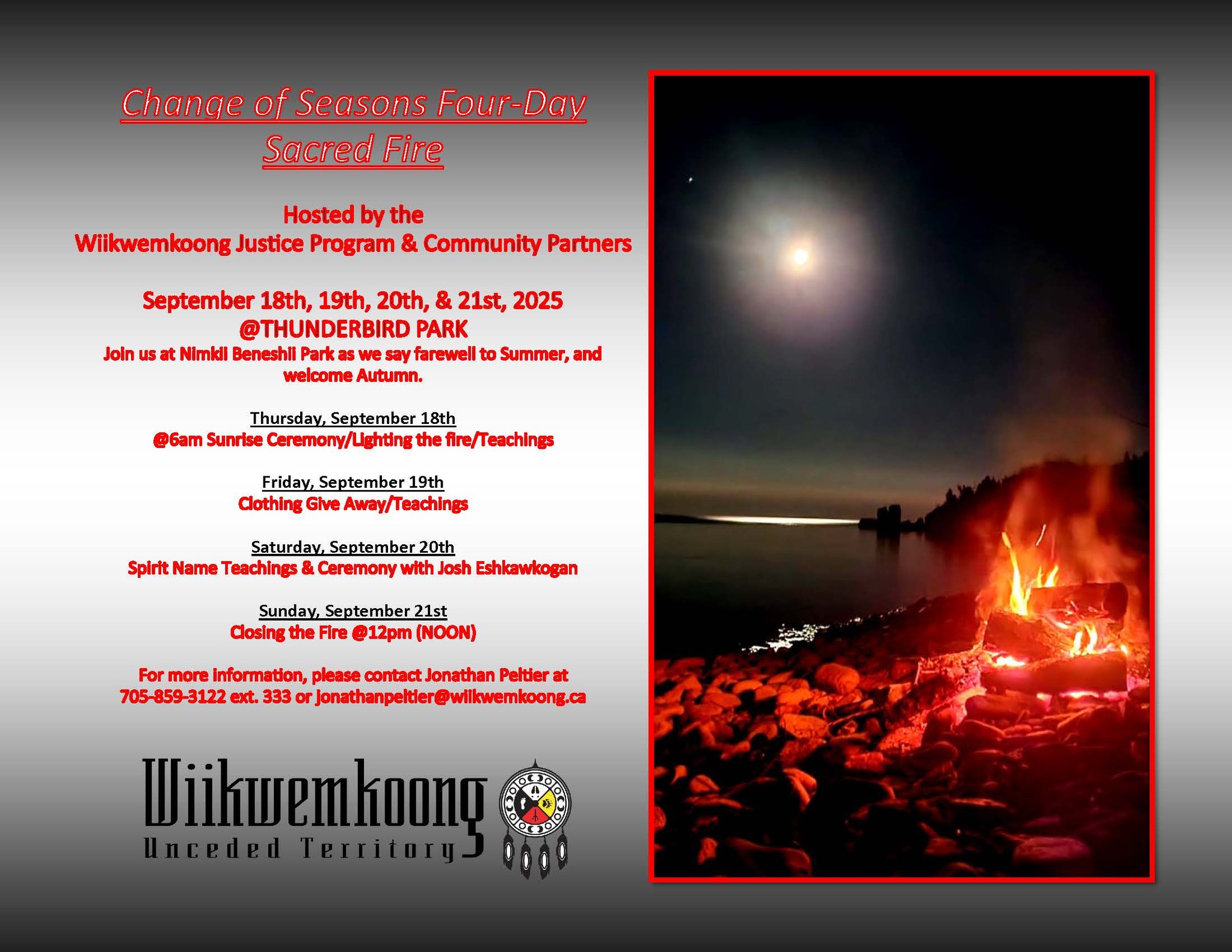 📅 SAVE THE DATE! 🔥... - Wiikwemkoong Unceded Territory Comms | Facebook