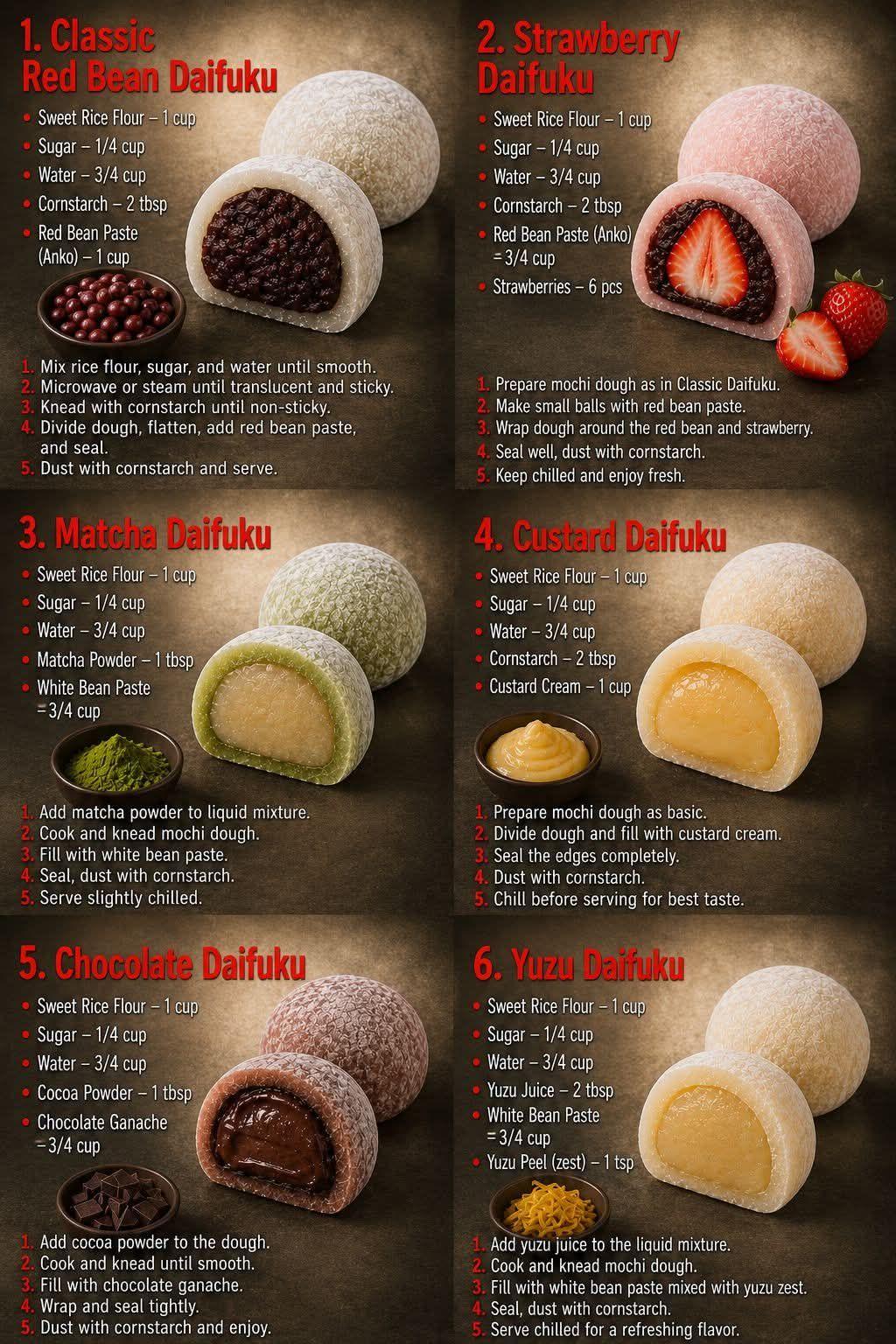 ❤️daifuku❤️ Daifuku is a sweet dessert from Japan that found it's way to
