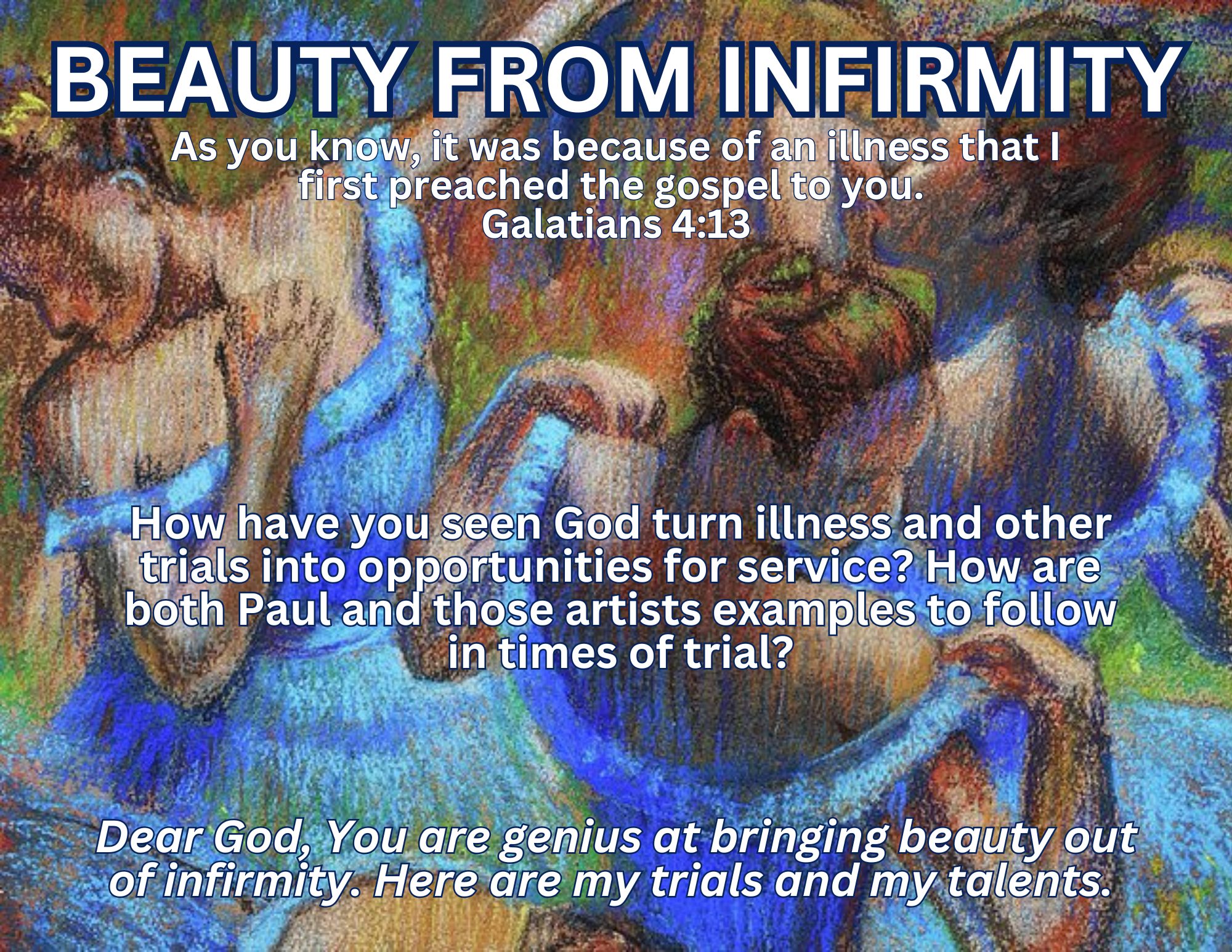 Beech - The artist Degas suffered retina disease for the last fifty ...
