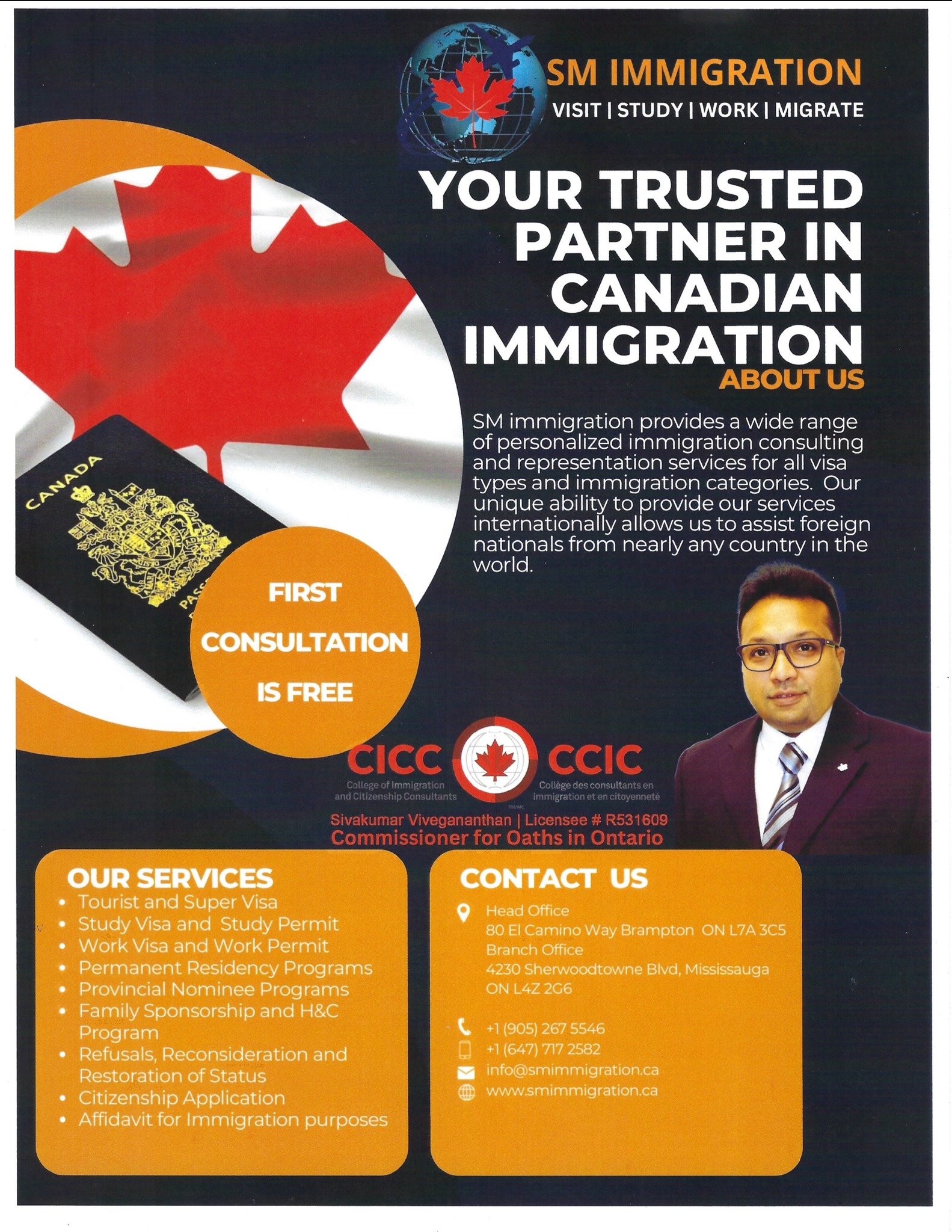 SM Immigration Inc. | Brampton ON