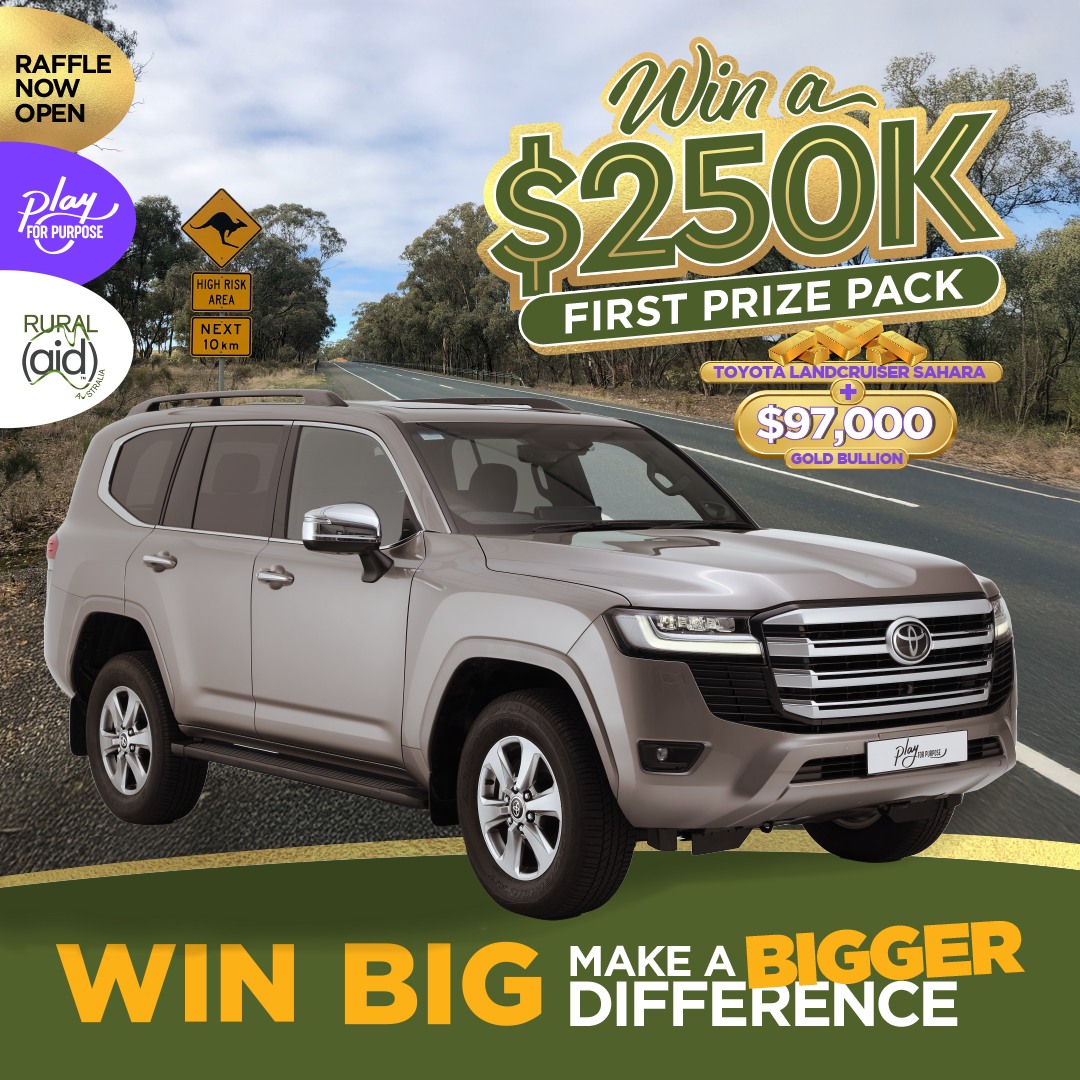 Rural - Have you heard? The new Play For Purpose Raffle is now open ...