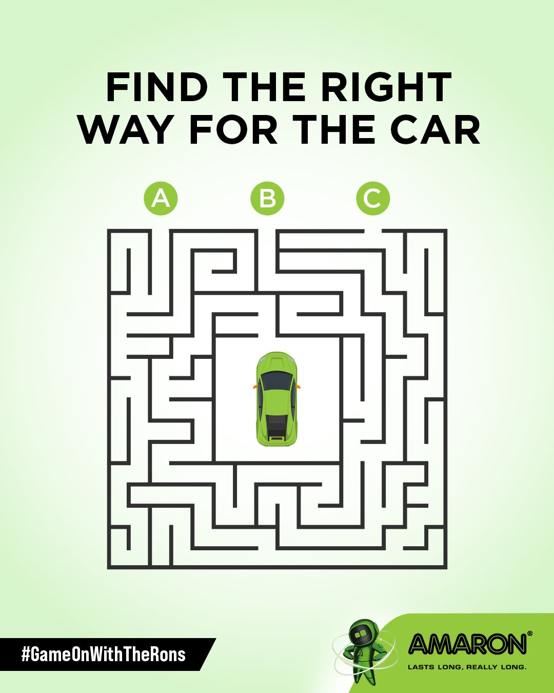 Amaron - Guide the car through the maze and find the correct path! 🛣️ ...