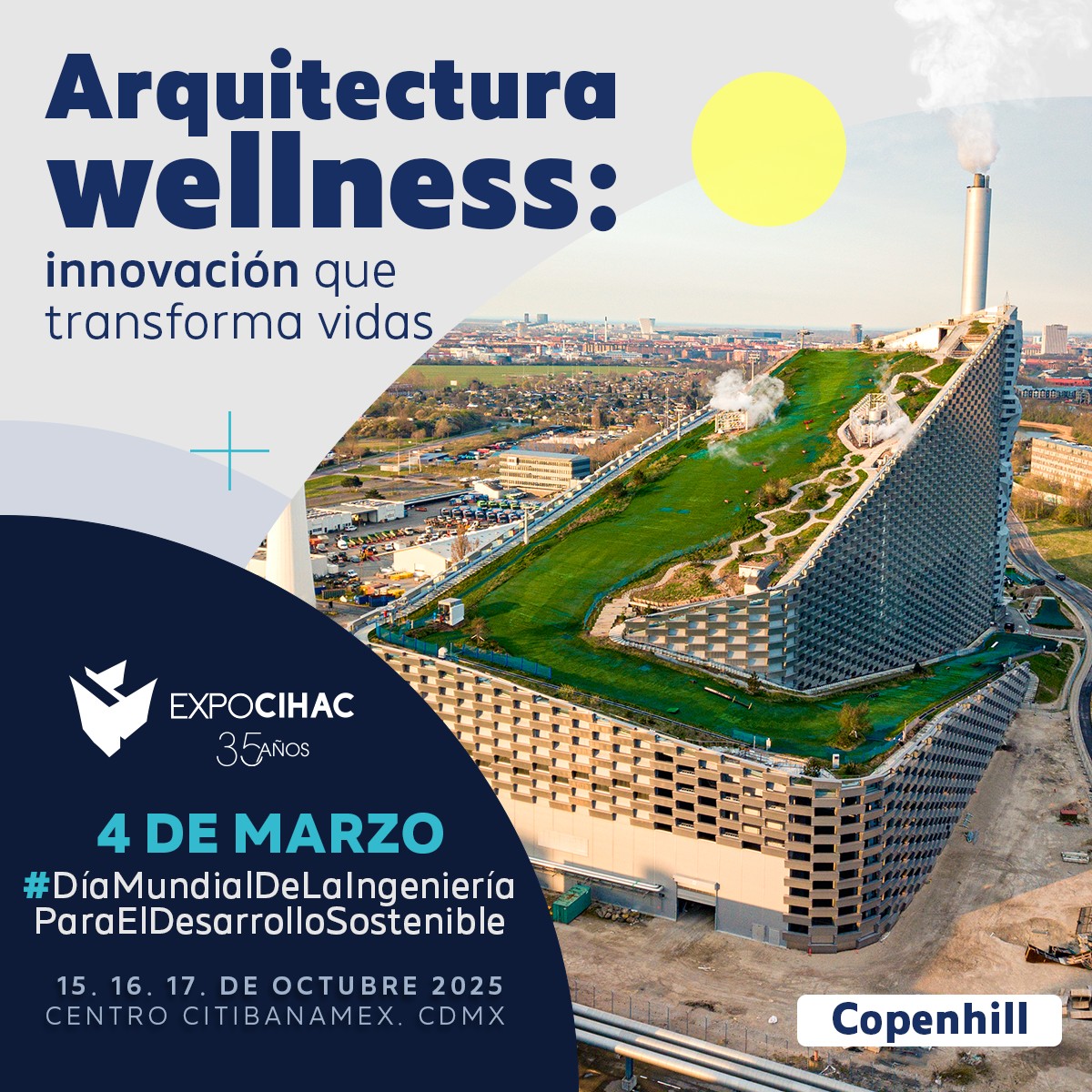 Expo Cihac - 🔋💡CopenHill es una planta innovadora para procesar ...