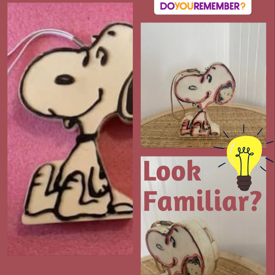 Snoopy AM/FM milk box radio found at Goodwill