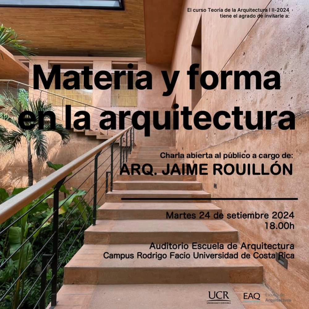 El curso Teoría de la Arquitectura I... - Arquitectura+UCR | Facebook
