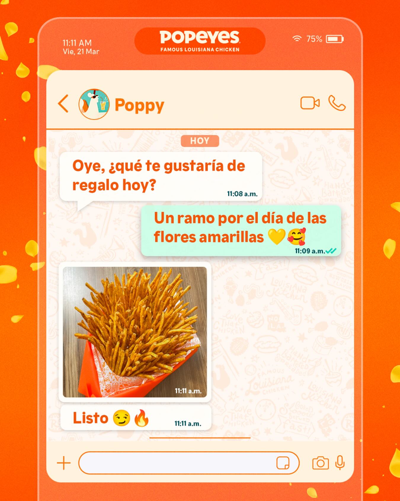Popeyes - El ramo que realmente quiero. 🧡 Etiqueta a quien debería ...