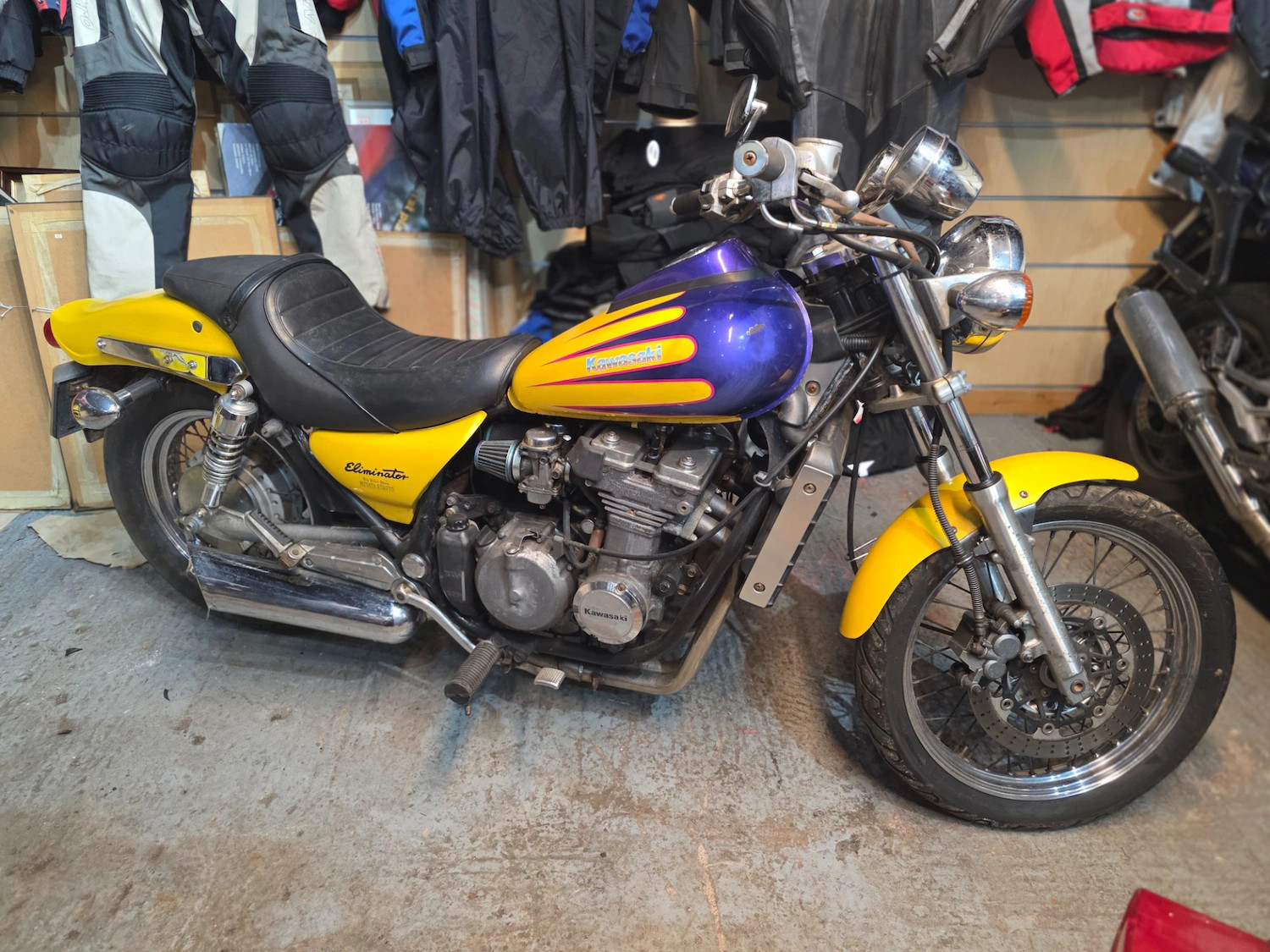 Looking for a classic ride? Check out this 1997 Kawasaki ZL400