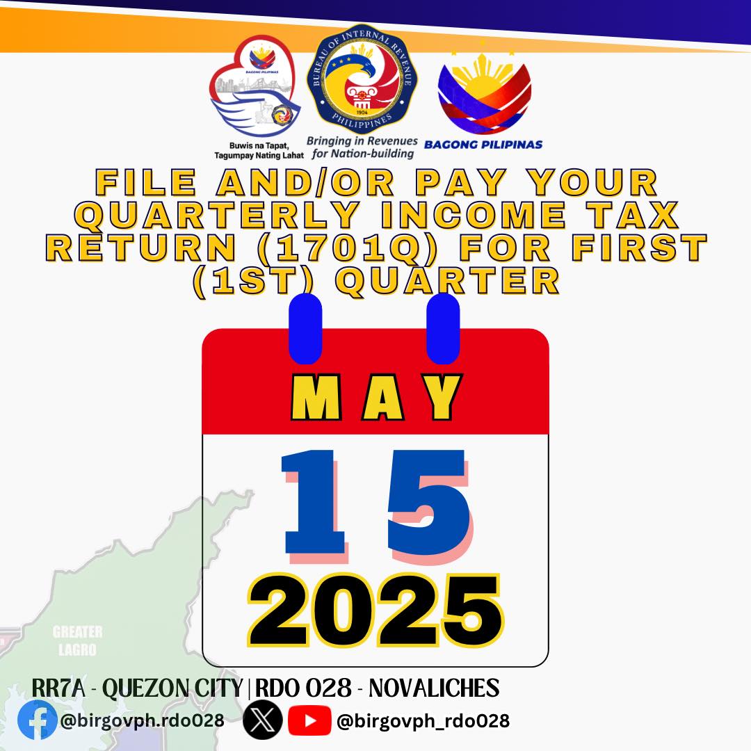 BIR Revenue District Office 028 - Novaliches - Click the Pay your Taxes ...