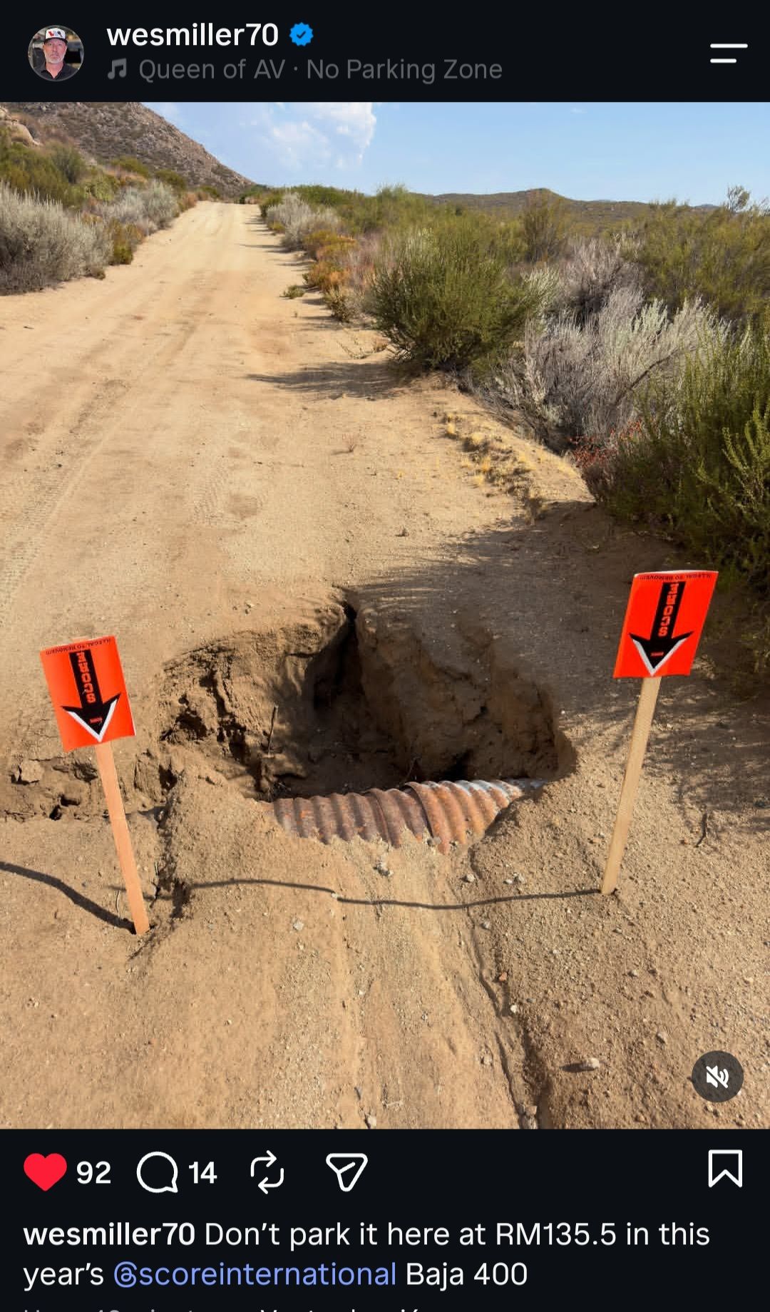 📍RM 135.5 ‼️⚠️🏁 ⤵️⤵️ #baja400 #baja4002026