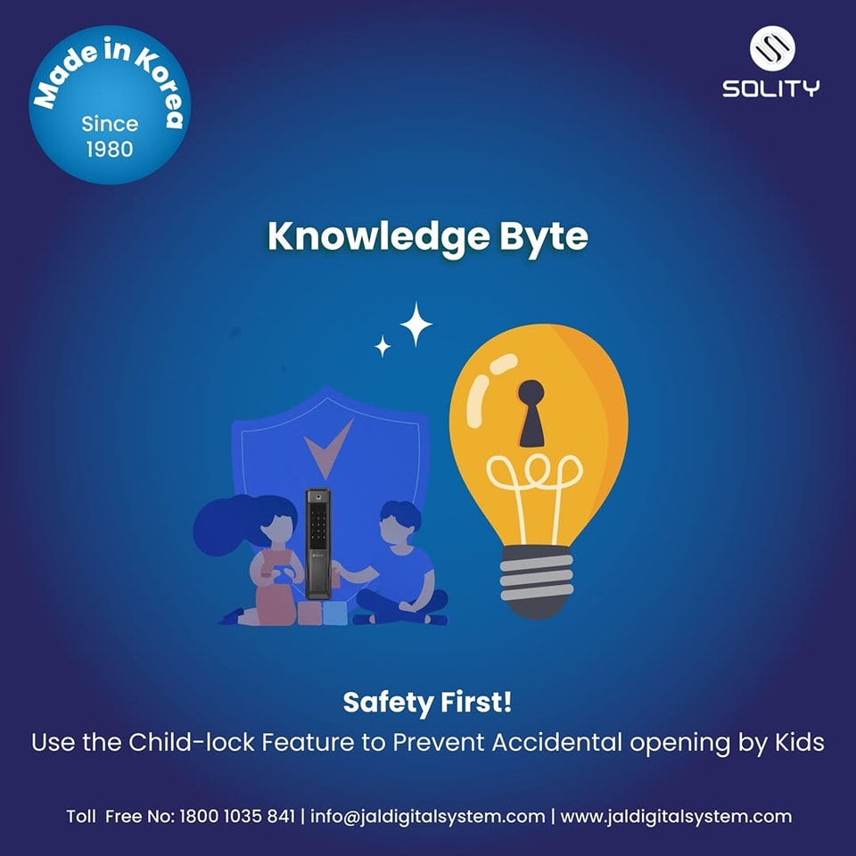 Jal - 💡Knowledge Byte - Do you know? 😎 Always use the Child Lock ...