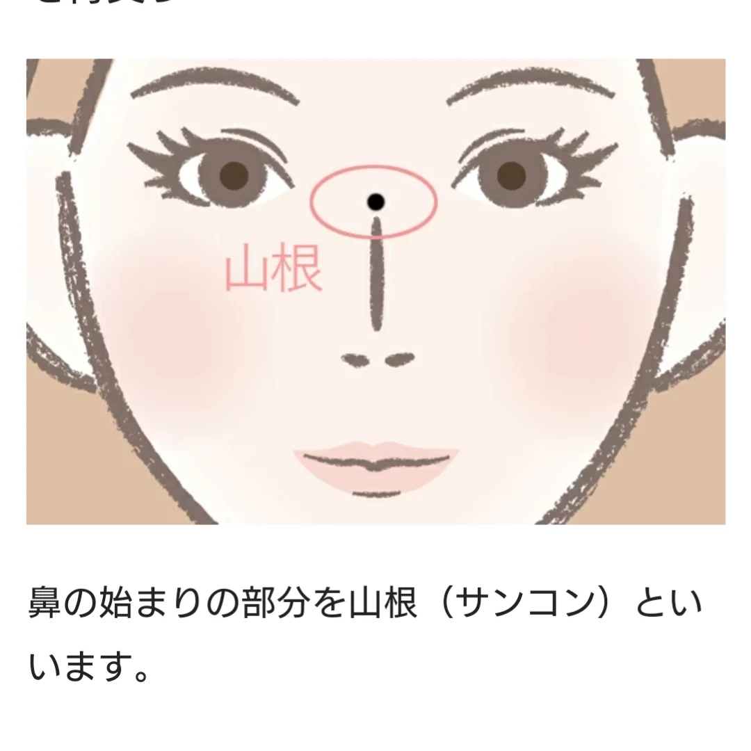 目 と 目 の 間