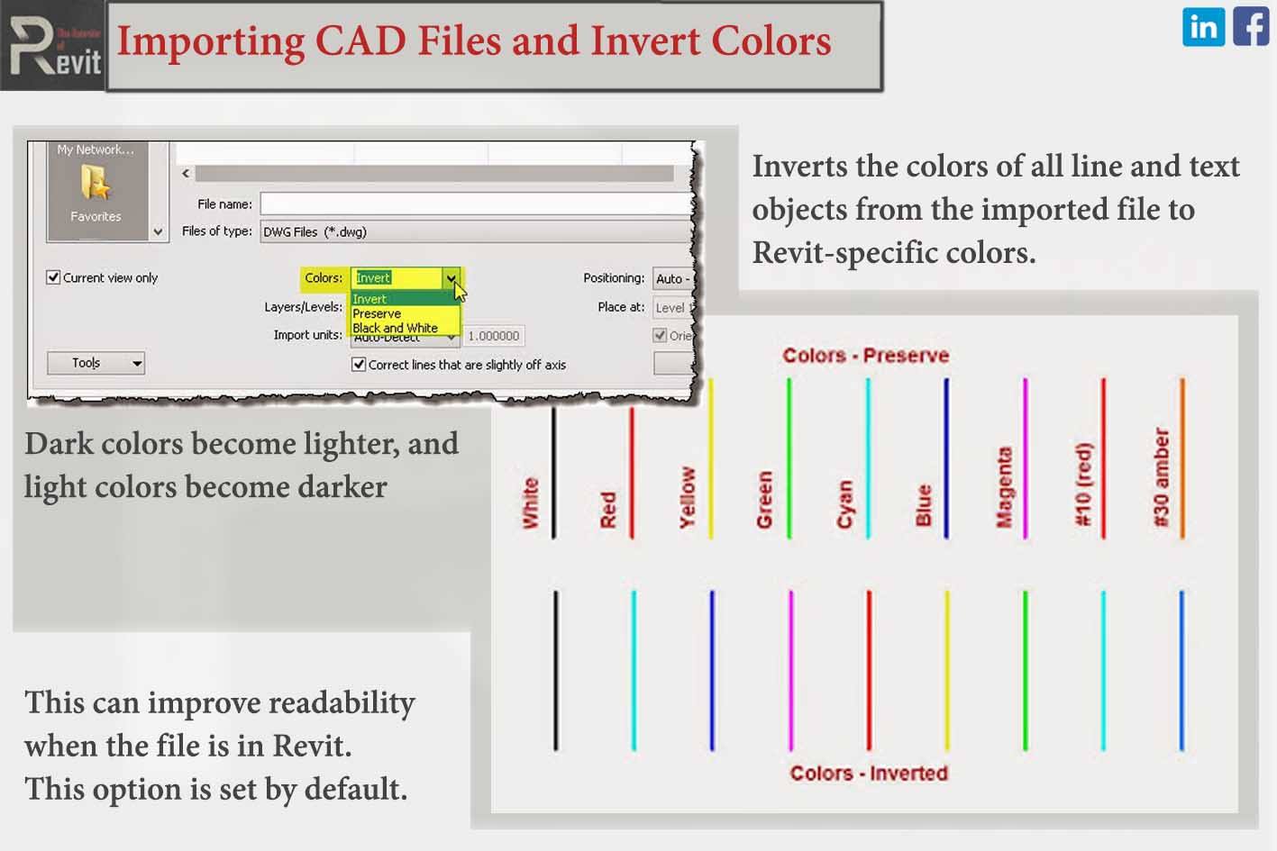 Revit Secrets - Importing Cad Files & Inverting Colors in...