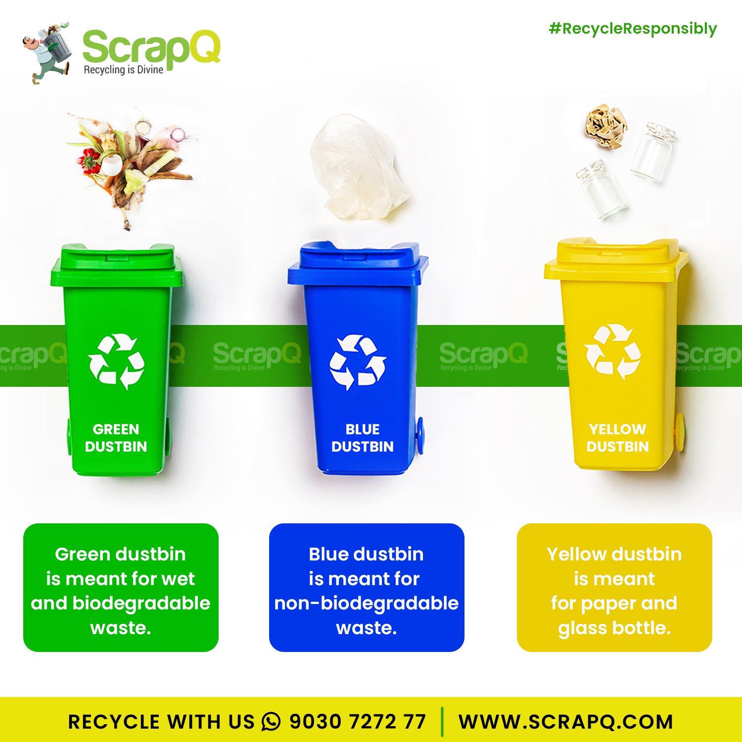 ScrapQ - #SegregationofWaste is the first step to...
