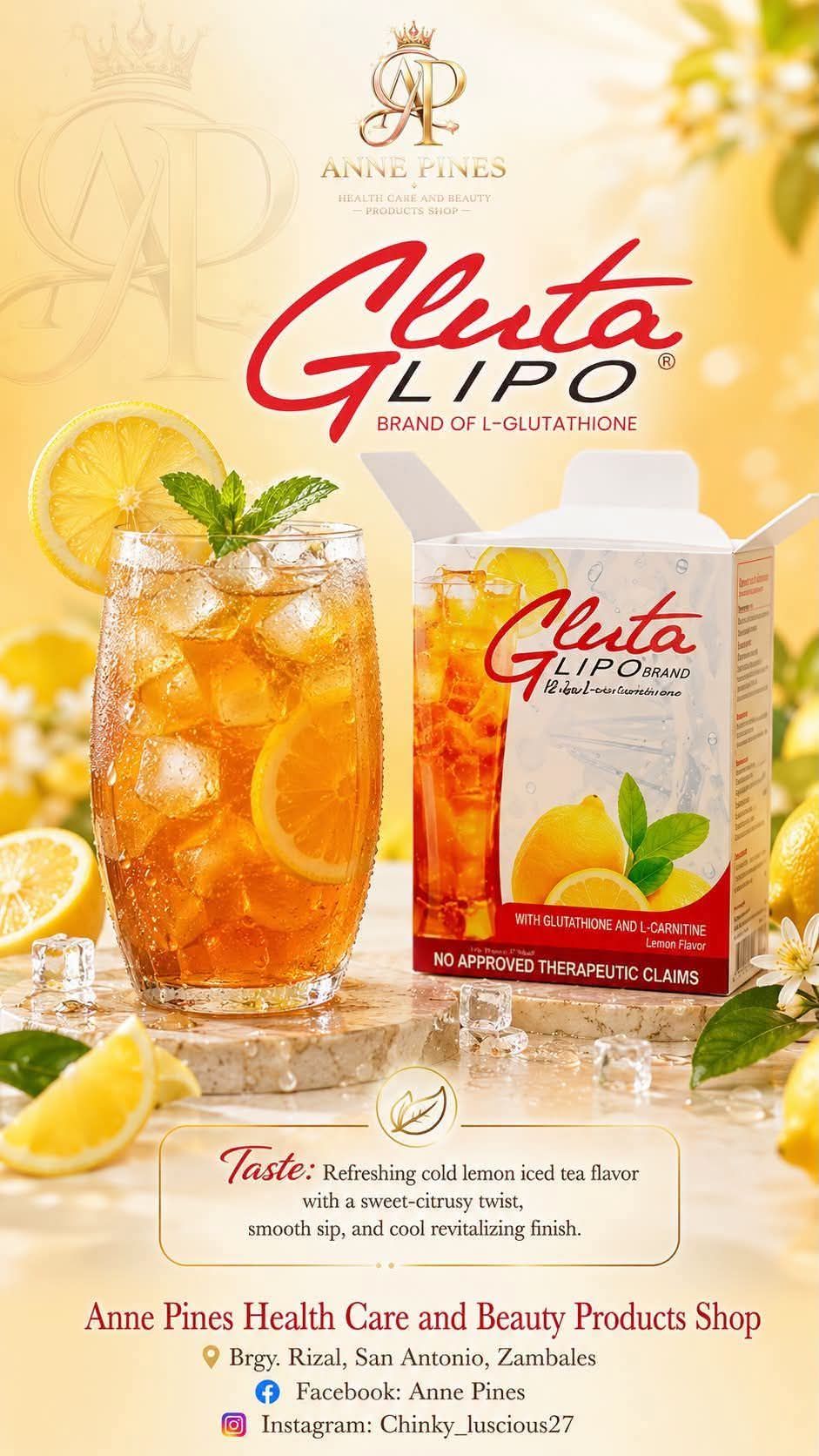 glutathion lemon juice Onhand ‼️ Onhand ‼️ GLUTA LIPO 🍋 Preskong lemon drink na swak sa araw-araw! ✨ Product Details: • Lemon-flavored juice drink • Nakakatulong mag bawas • Source of multiple healthy Color:7CA Medium Blonde Caramel Pietramala duo sparks UNC B6SPA749