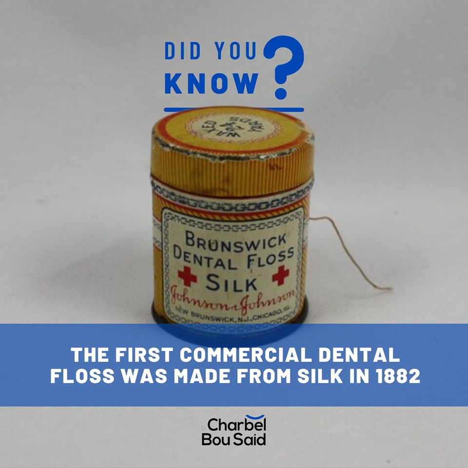 Dr.Charbel - Did you know that the first commercial dental floss was ...