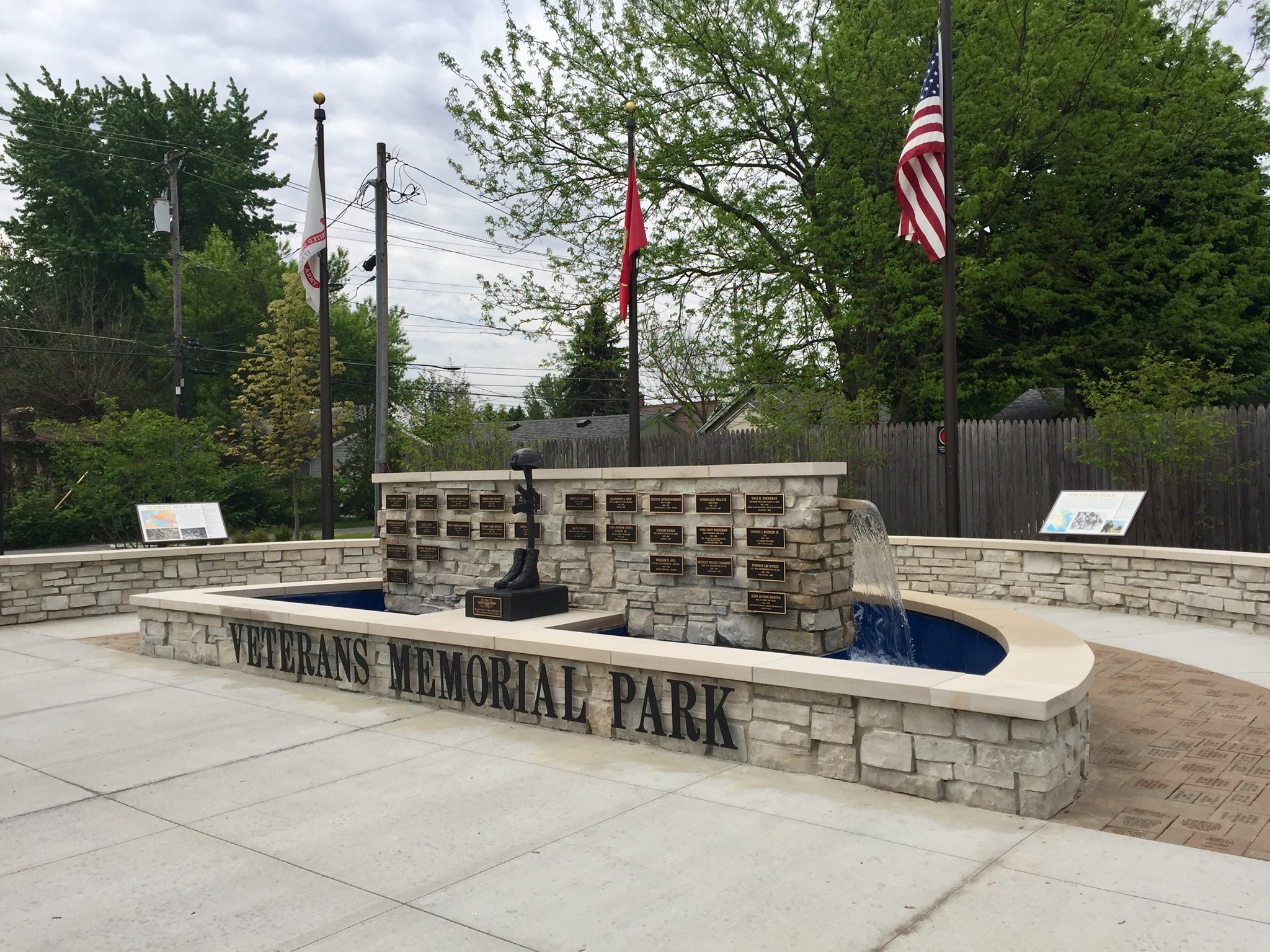 The focal point of Veterans... - Veterans Memorial Park | Facebook