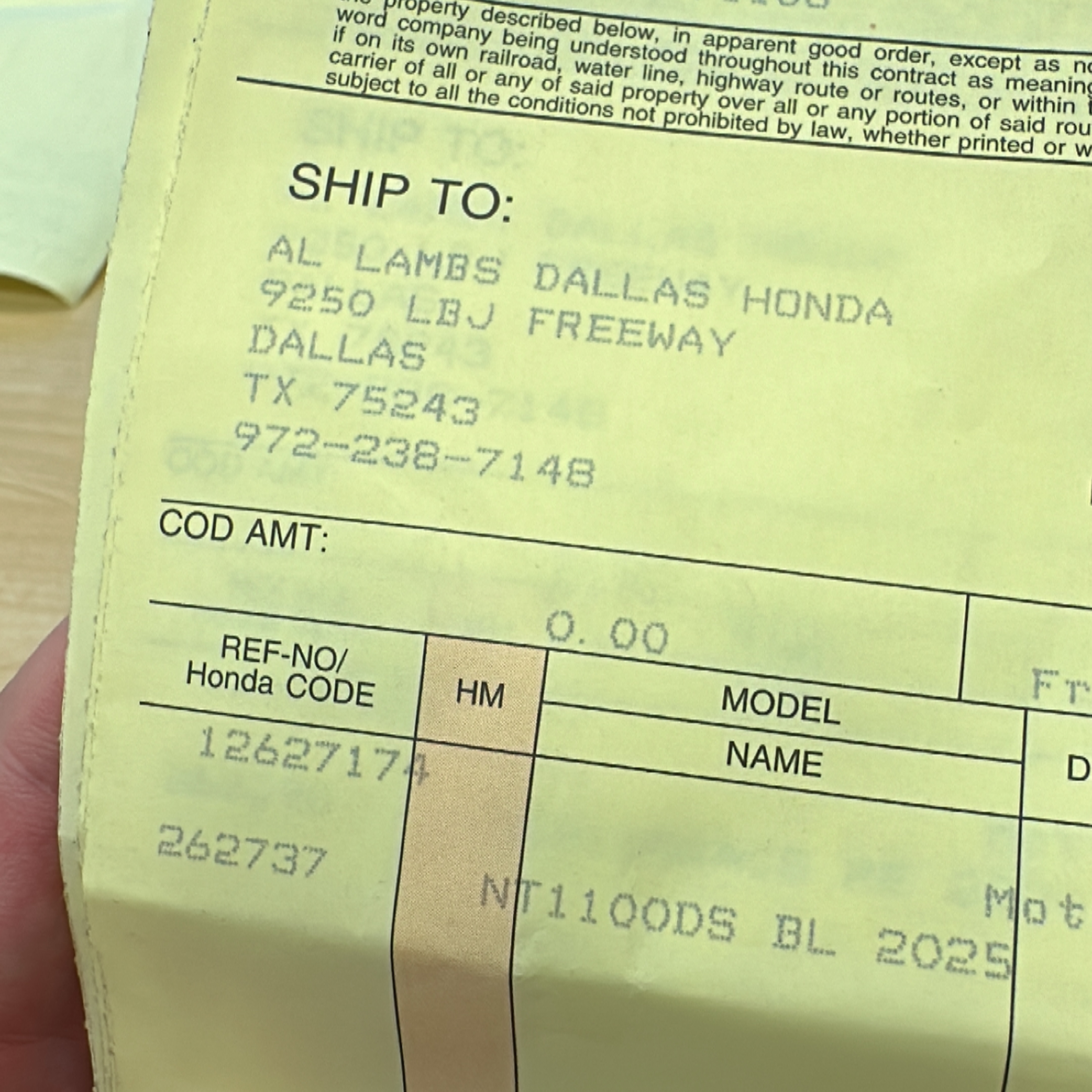 Our first 2025 Honda NT1100... - Al Lamb's Dallas Honda | Facebook