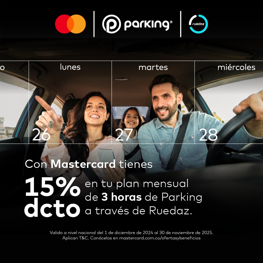 Mastercard - Descarga la app Ruedaz y agrega tu Mastercard como medio ...
