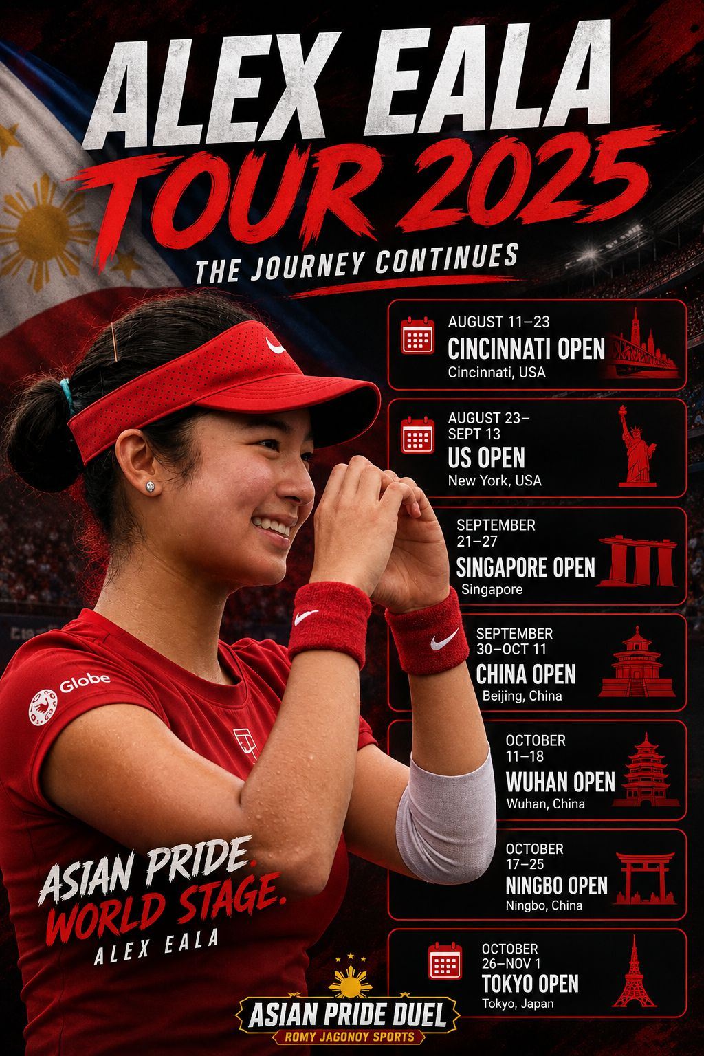 Romy - 🇵🇭 ALEX EALA STARTS HER CINCINNATI RUN IN R64! Good news