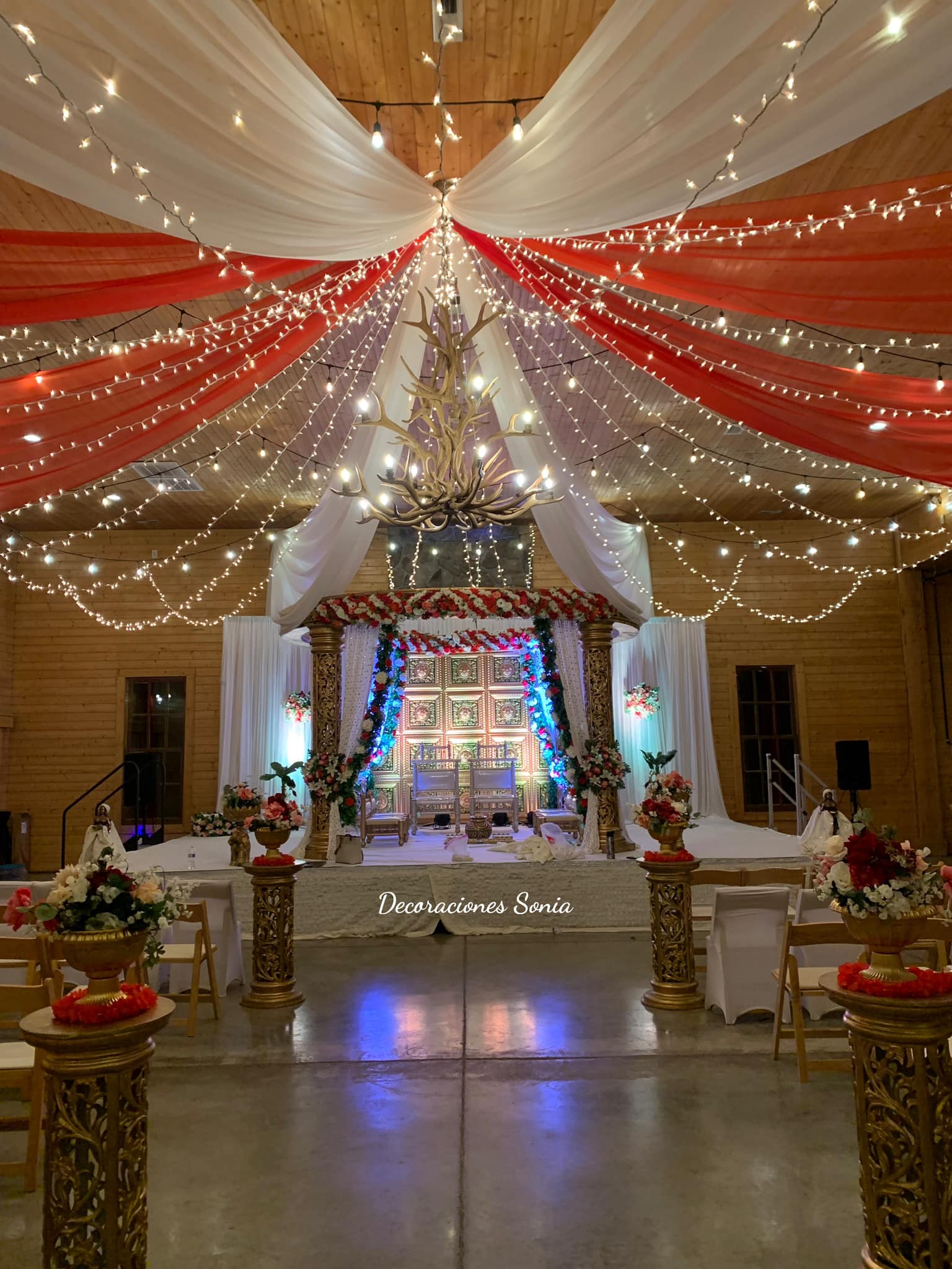 Elegantes decoraciones para eventos en el Lunario