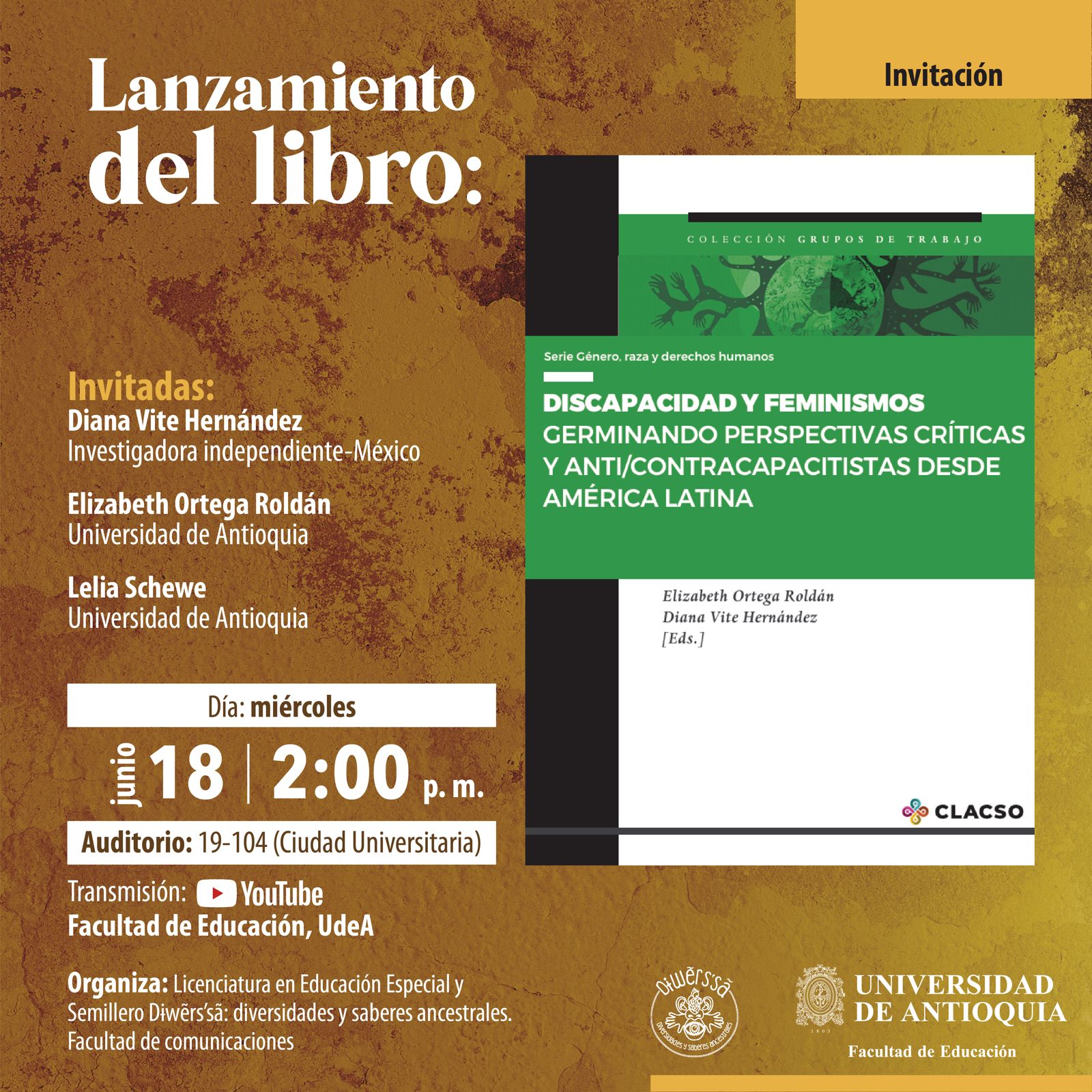 Facultad - 📚 Lanzamiento del libro: Discapacidad y feminismos ...