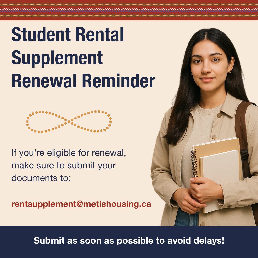 Métis - 📢Renewal Reminder! 📢 If you're currently receiving the Student ...