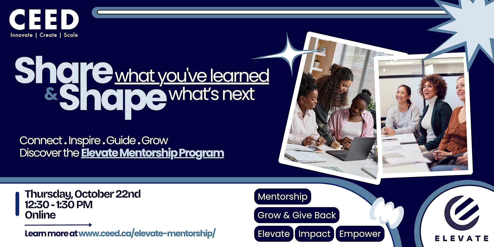 CEED Elevate Mentorship: Share Your Knowledge, Shape What's Next