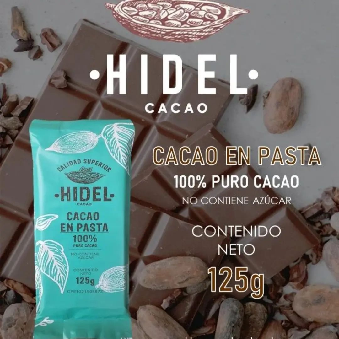 HIDEL CACAO - Pasta o licor de cacao 100% puro cacao, no...