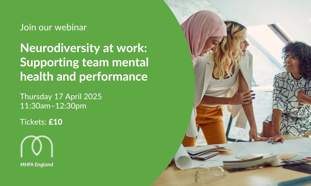 🖥️ Webinar:... - Mental Health First Aid England | Facebook