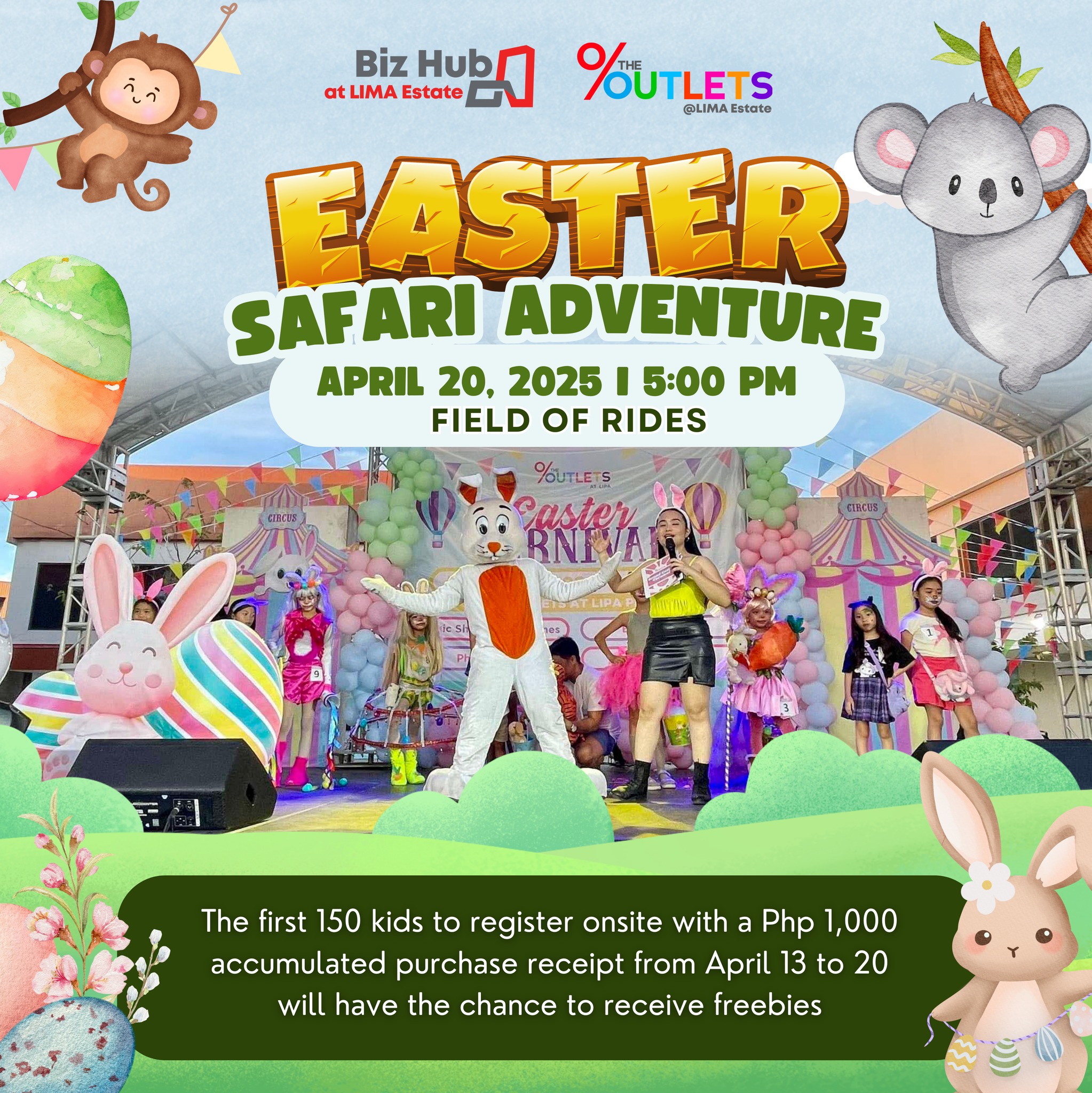 The Outlets - Exciting FREEBIES await at the Easter Safari Adventure! 📣 ...
