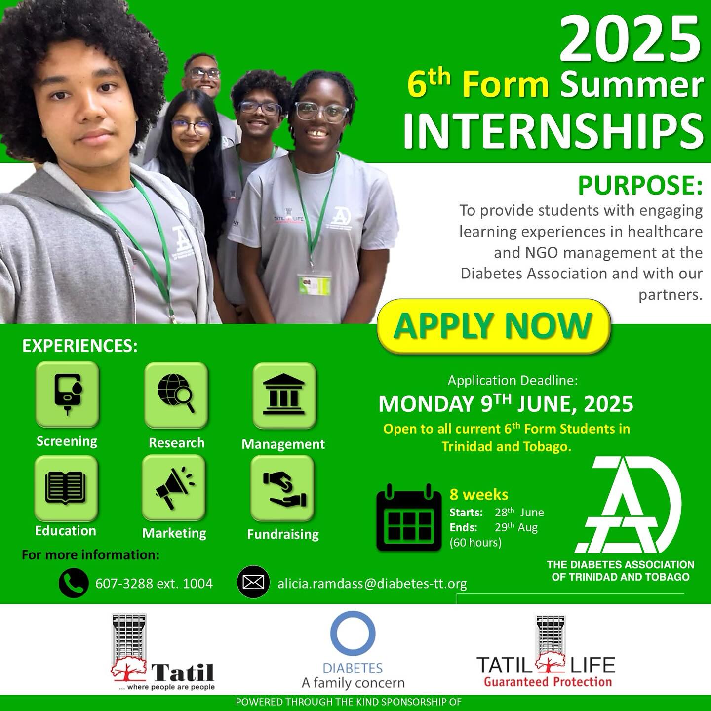 Diabetes - 6TH FORM SUMMER INTERNSHIP REGISTRATION 📢📢 Are you ready for ...