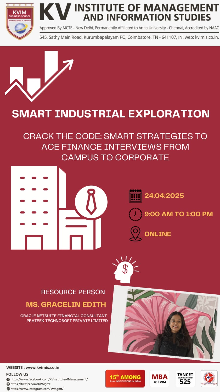 KV Institute of Management and Information Studies | Coimbatore
