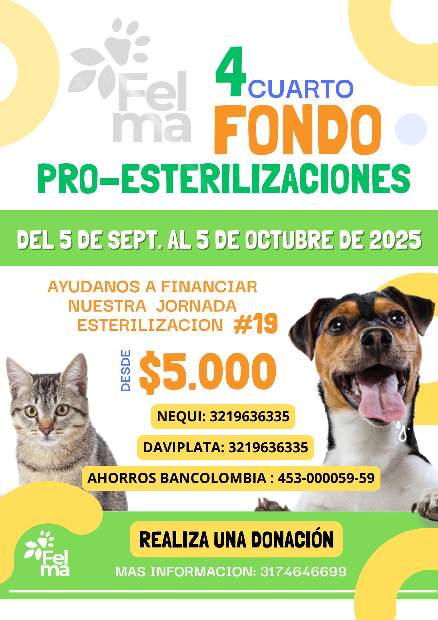 FELMA - 🐾 ¡Apóyanos en nuestra causa! 🐾 Desde la Fundación Elvira ...